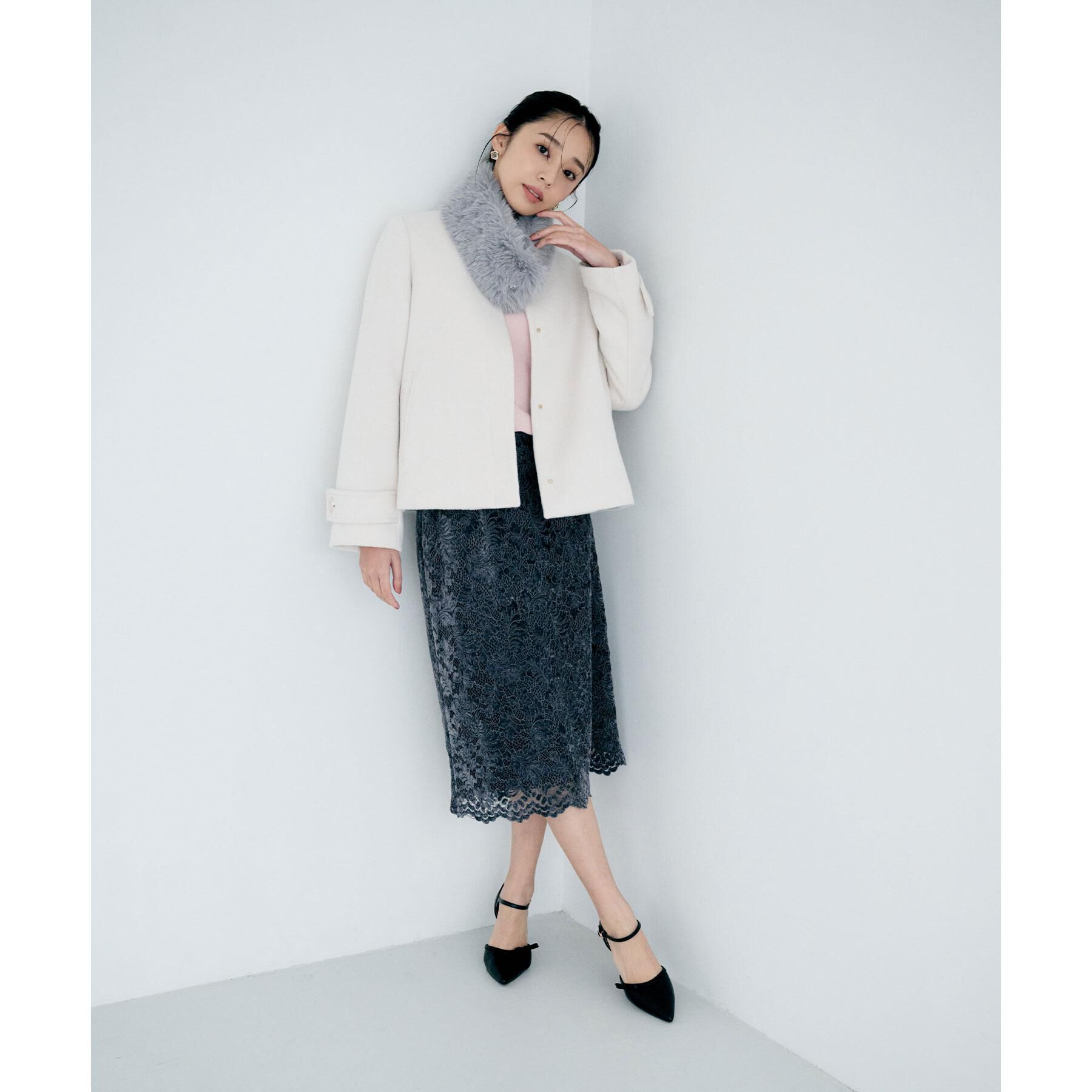 index「ノーカラーショートコート」|ノーカラーコート|