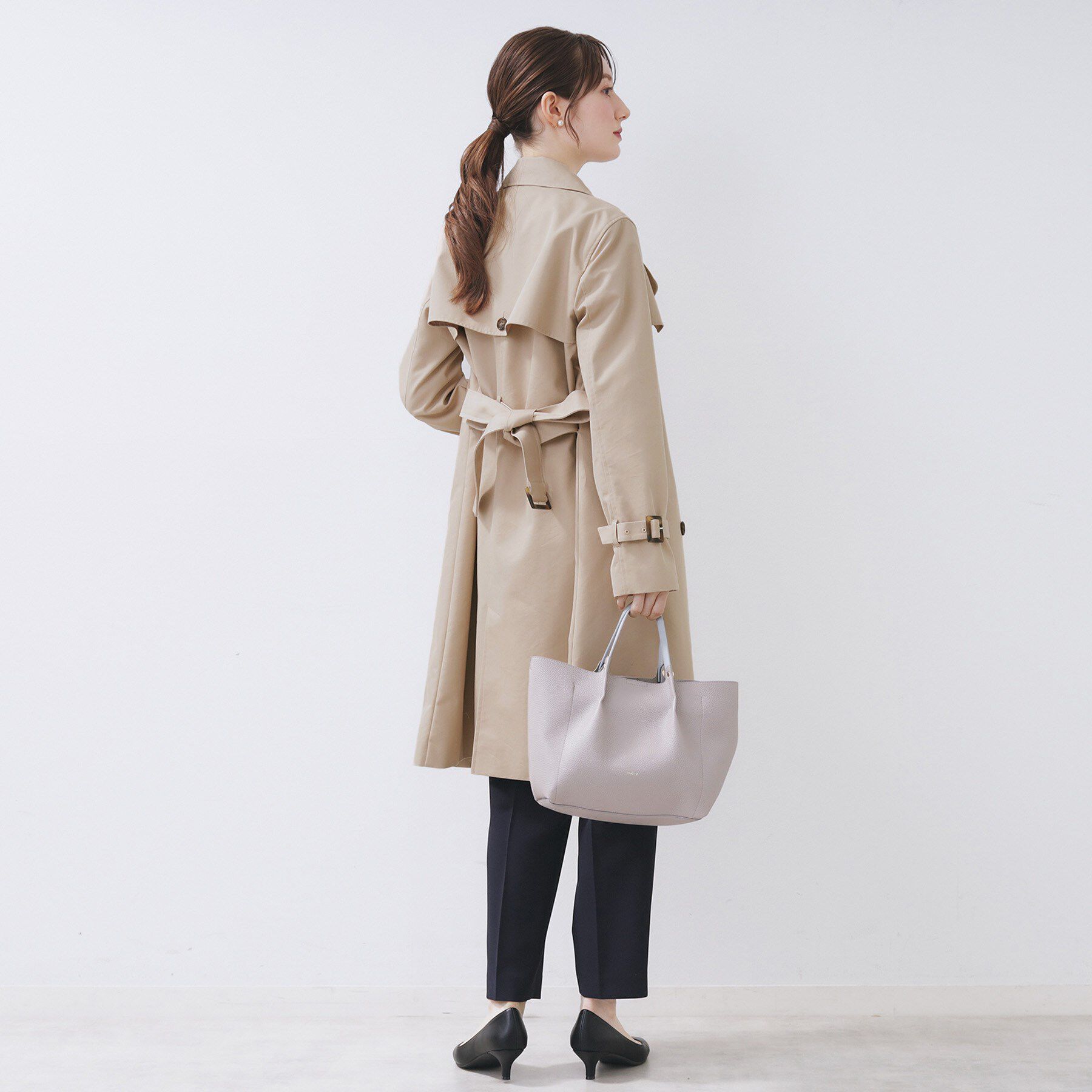 index「トレンチコート【洗濯機OK/撥水/花粉対応】《XS～3L》」|トレンチコート|