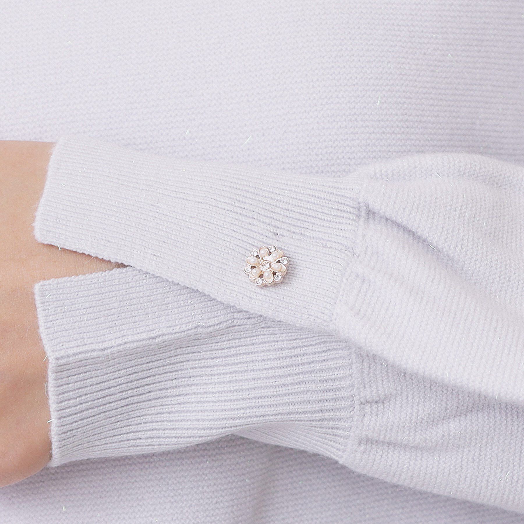 index「ラメガーター編みボートネックニット【洗濯機OK】《8col/XS～LL》」|ニット・セーター|