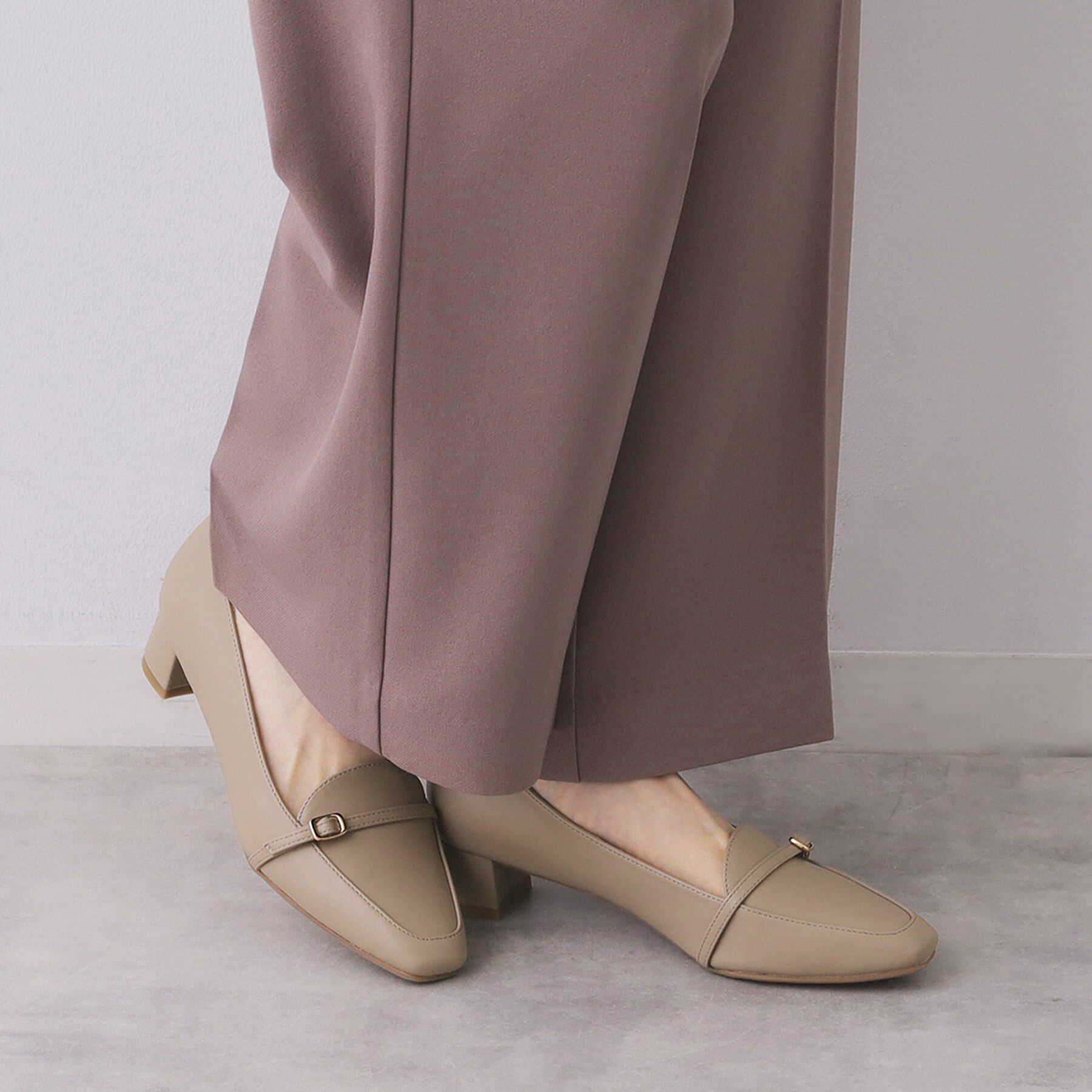 index「ビット付ヒールローファー」|パンプス|