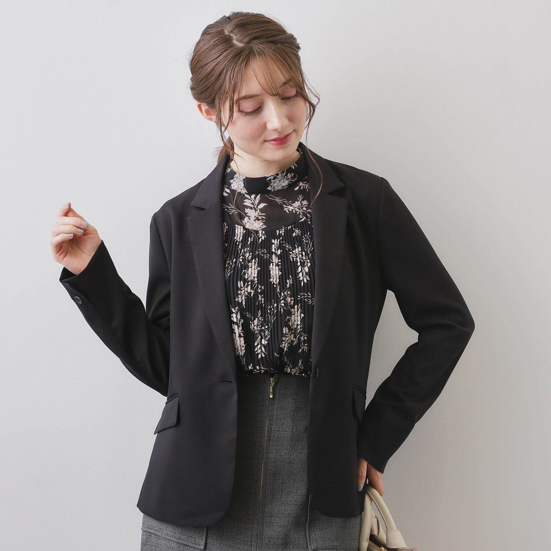 index「ストレッチテーラードジャケット/セットアップ対応【洗濯機OK】」|テーラードジャケット|