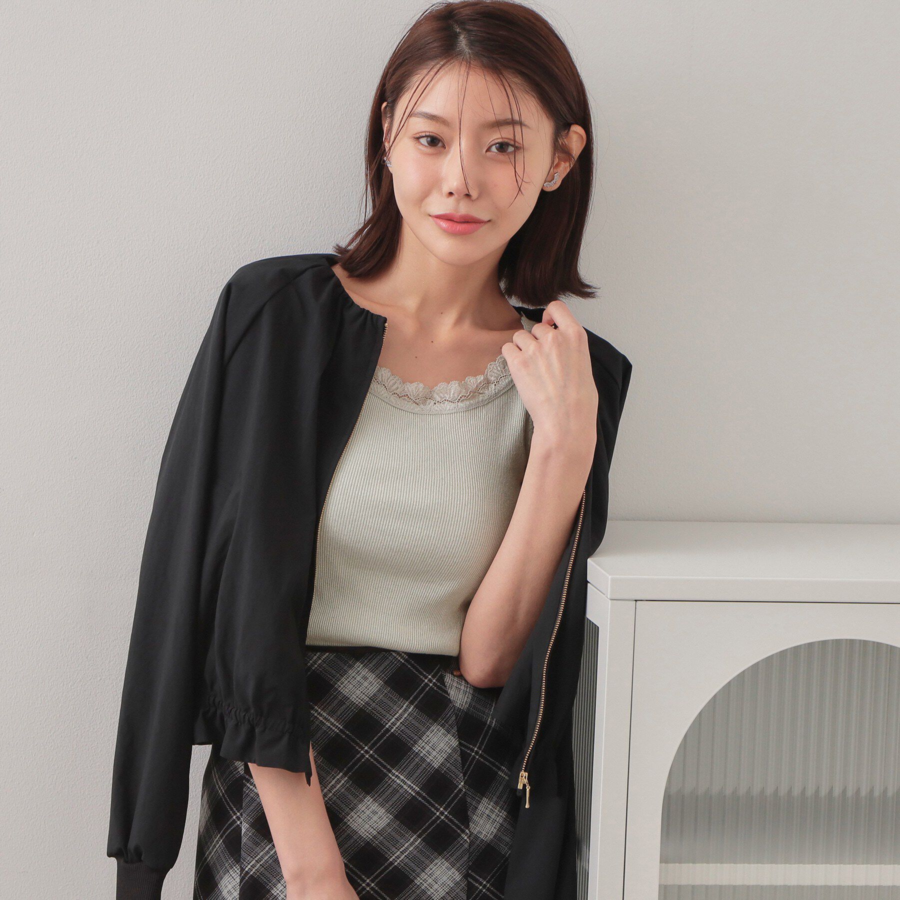 index「前後2way丸胴レースタンクラメアソート【洗濯機OK】」|キャミソール|