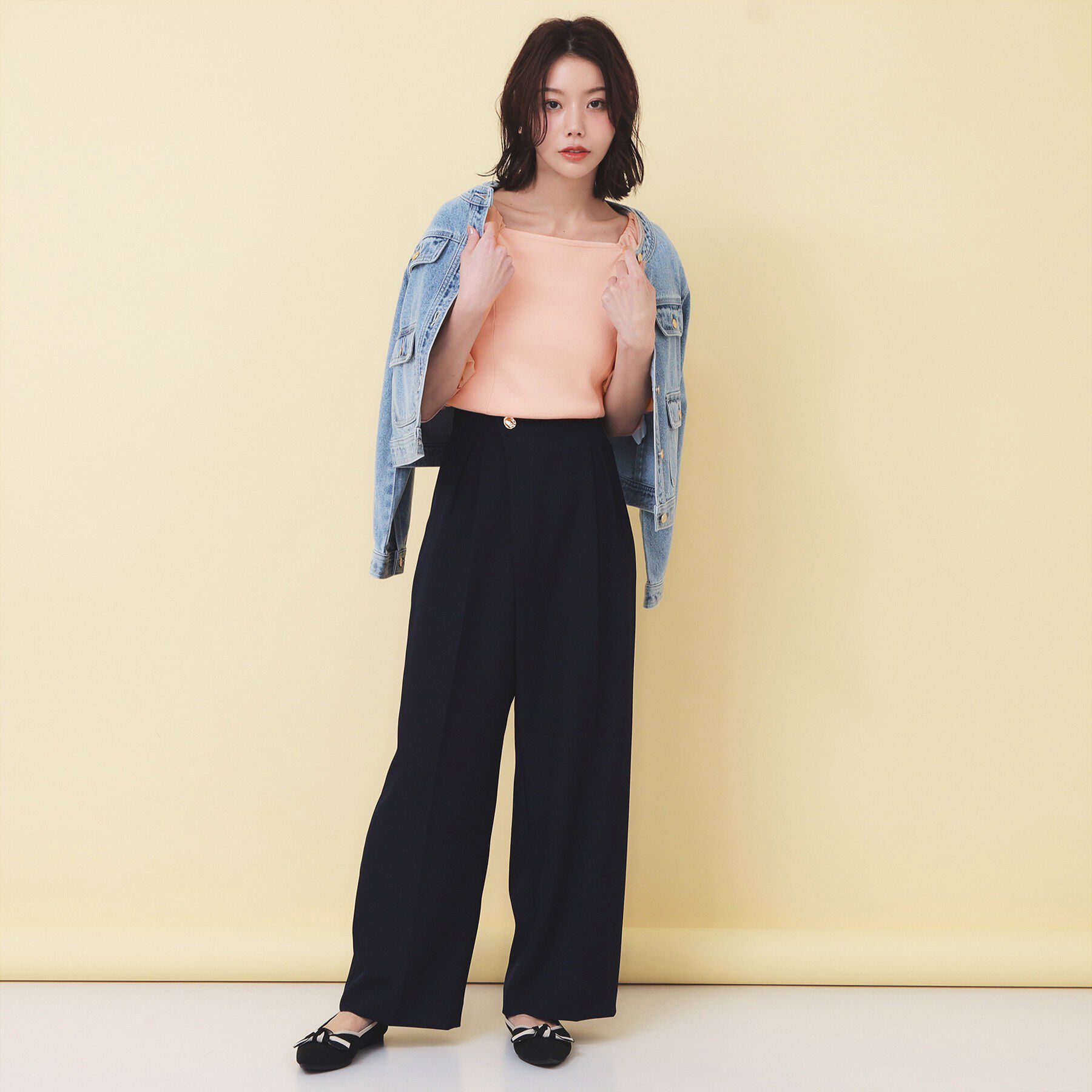 index「バルーンシアードッキングスクエアニット【洗濯機OK】」|ニット・セーター|