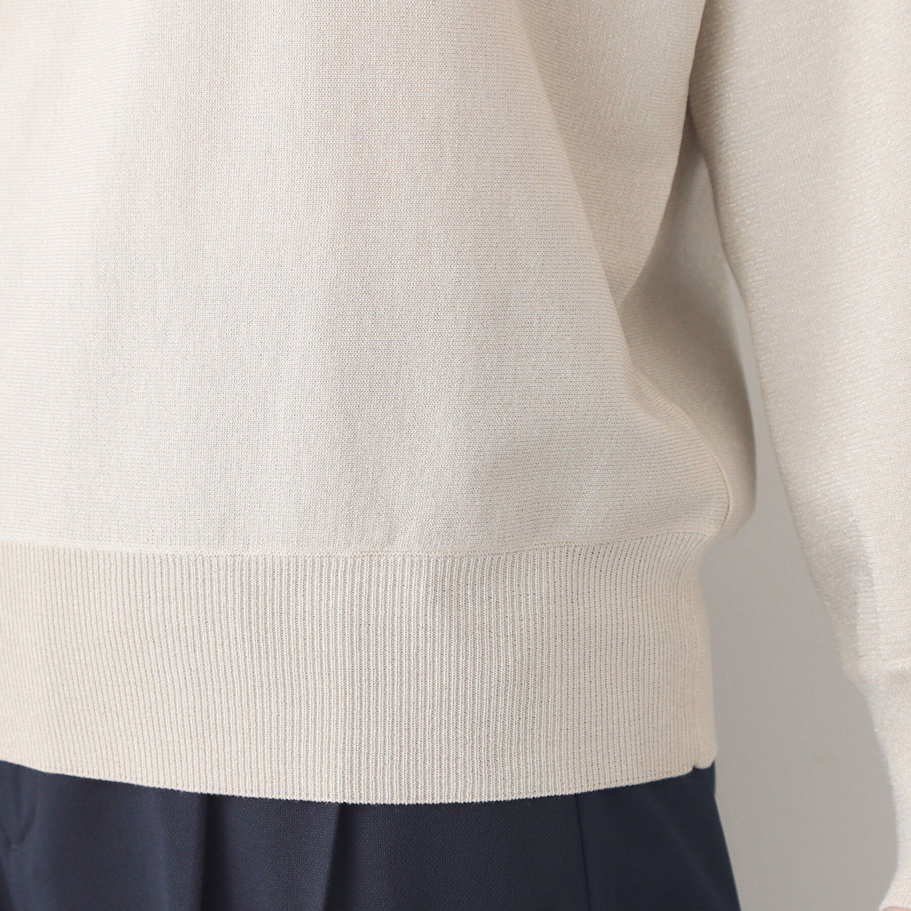 index「フロントパーツ付きドルマンスリーブニット【洗濯機OK/抗ピル】《7col》」|ニット・セーター|