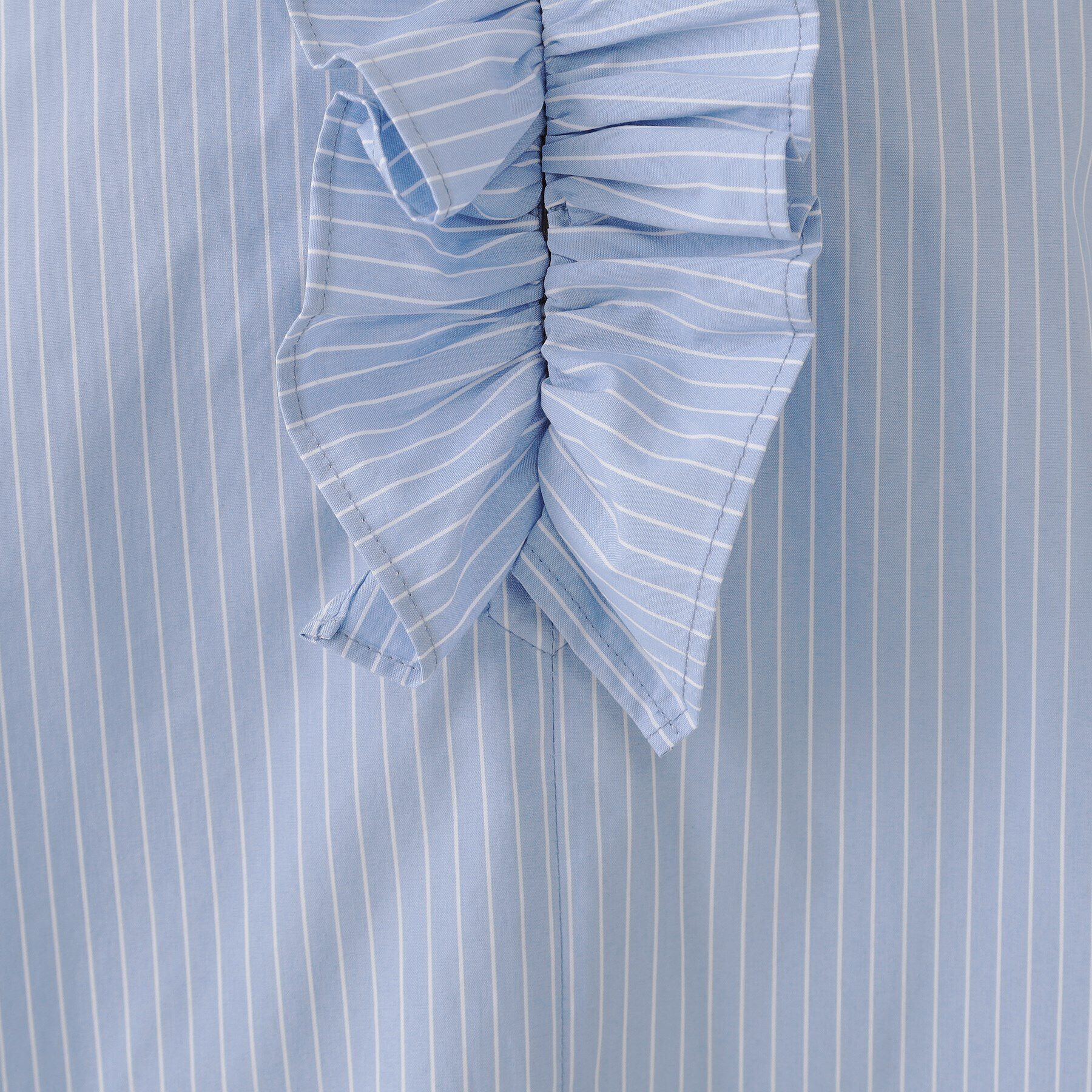 OPAQUE.CLIP「フロントフリルブラウス【洗濯機洗い可】」|シャツ・ブラウス|