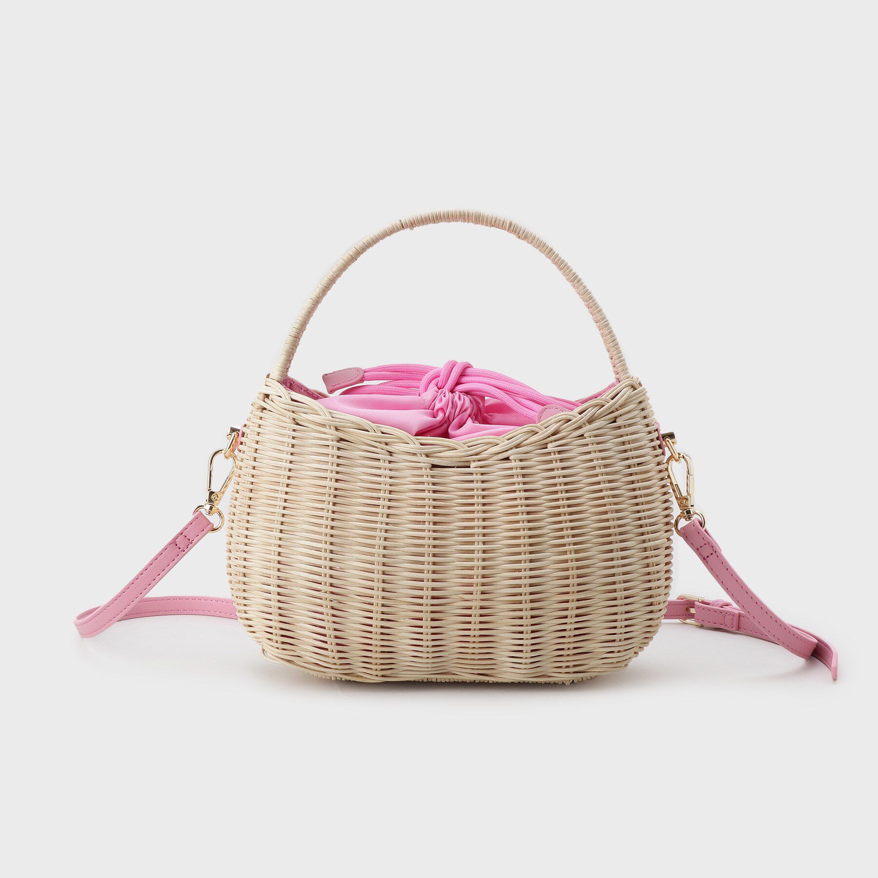 OPAQUE.CLIP「【2WAY】ラタンワンハンドルミニショルダーバッグ」|ショルダー・メッセンジャー|