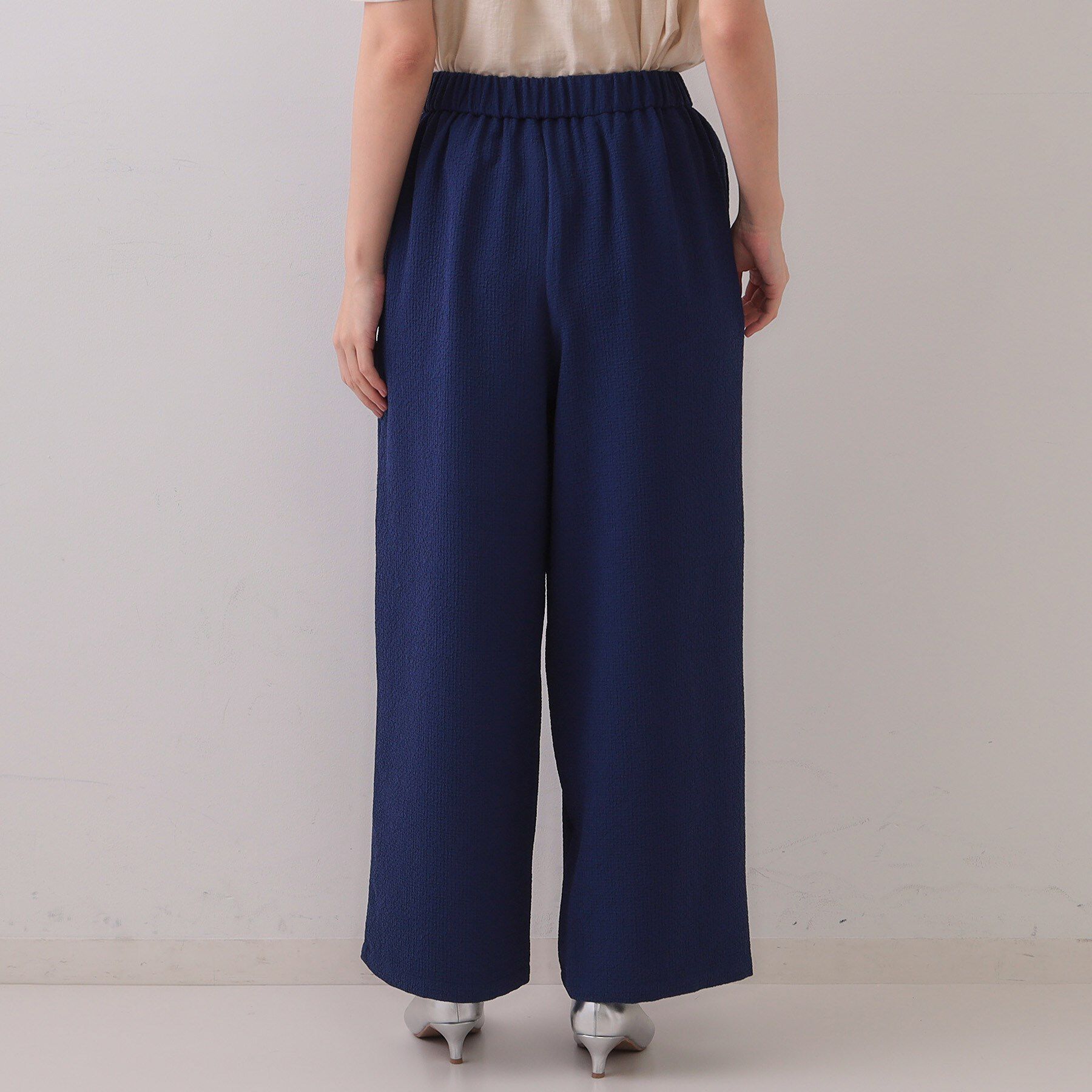 OPAQUE.CLIP「ストレッチジャカードイージーワイドパンツ/セットアップ対応可【洗濯機洗い可】」|その他|