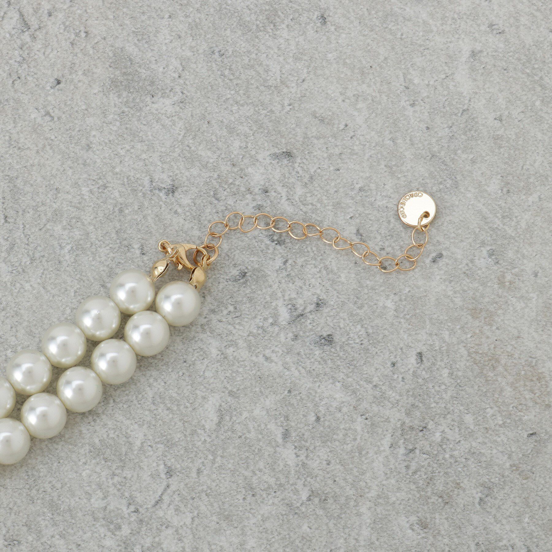 OPAQUE.CLIP「ガラスパールロングネックレス」|ネックレス|