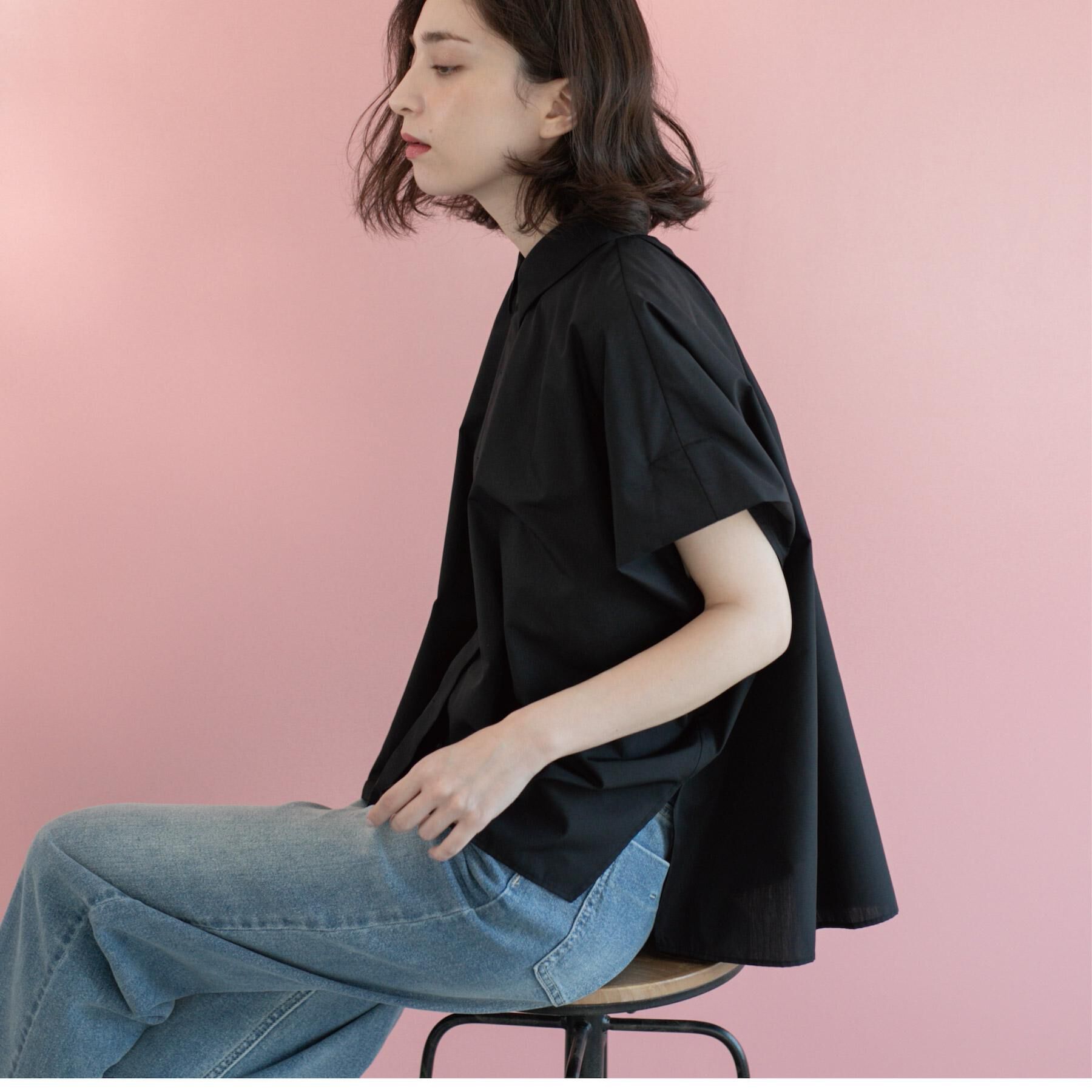 OPAQUE.CLIP「《andGIRL掲載》リラクシーシャツ【洗濯機洗い可】」|シャツ・ブラウス|