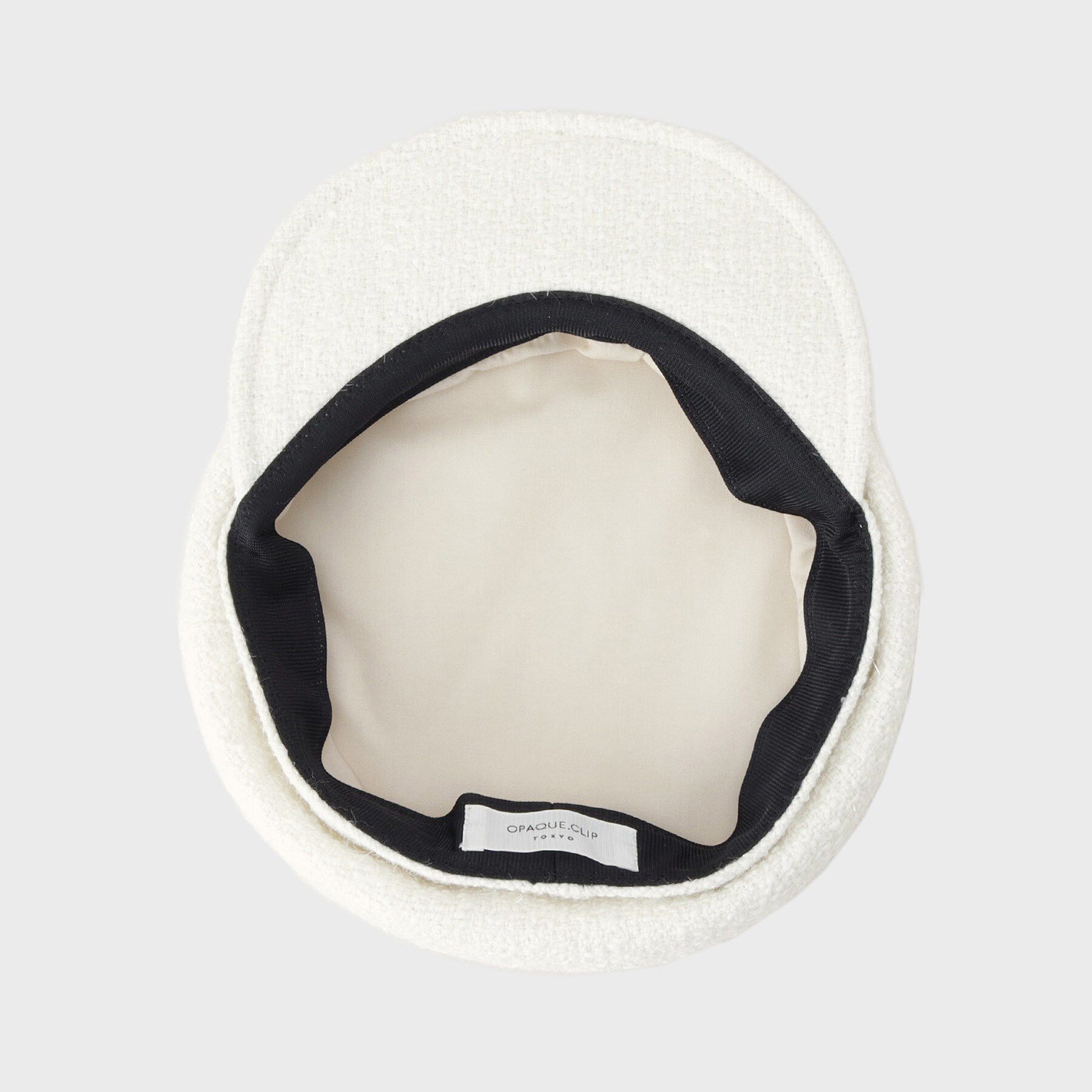 OPAQUE.CLIP「ラメツイードキャスケット」|キャップ・キャスケット|