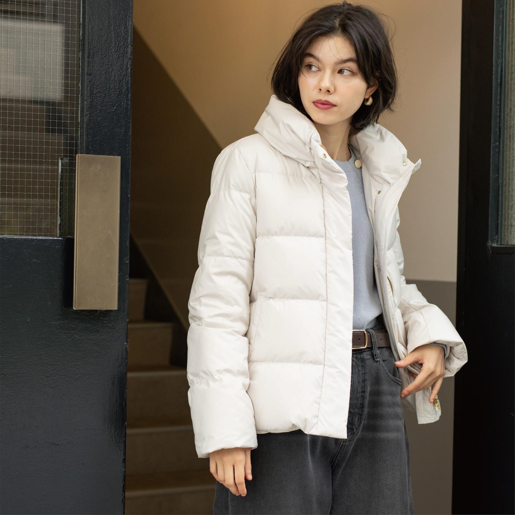 OPAQUE.CLIP「撥水ショートダウン【防風/抗菌防臭/洗濯機洗い可】《SS～LL》」|ダウン|