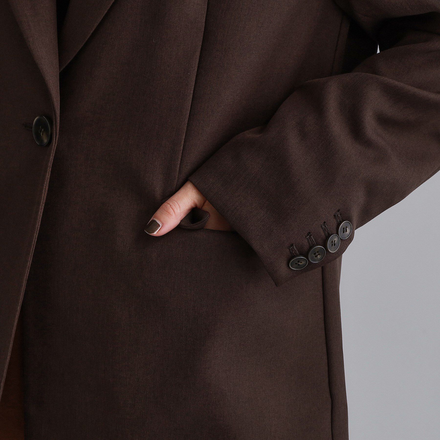 OPAQUE.CLIP「【es】ビッグテーラードジャケット【UVケア/洗濯機OK】」|テーラードジャケット|