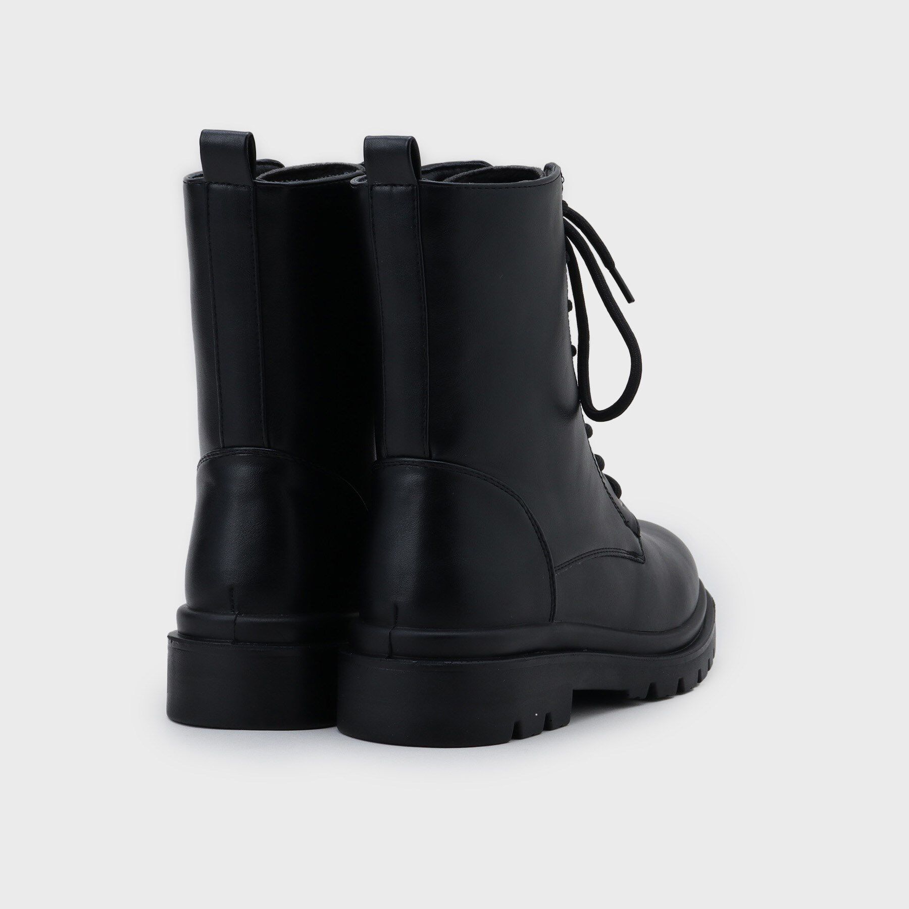 OPAQUE.CLIP「【生活防水】厚底タンクソールレースアップブーツ」|ショートブーツ|