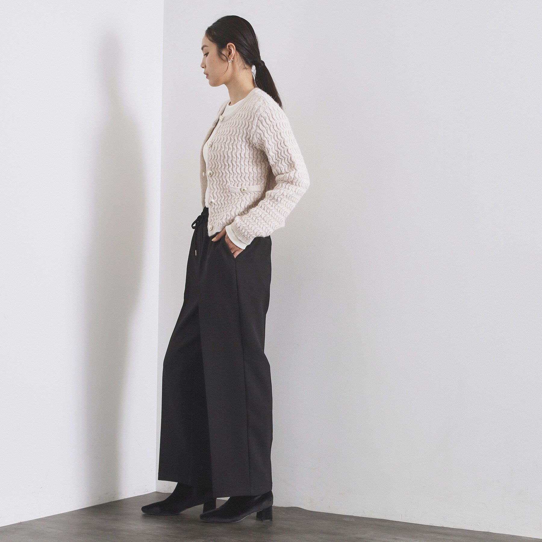 OPAQUE.CLIP「イージーワイドパンツ【洗濯機OK】」|その他|