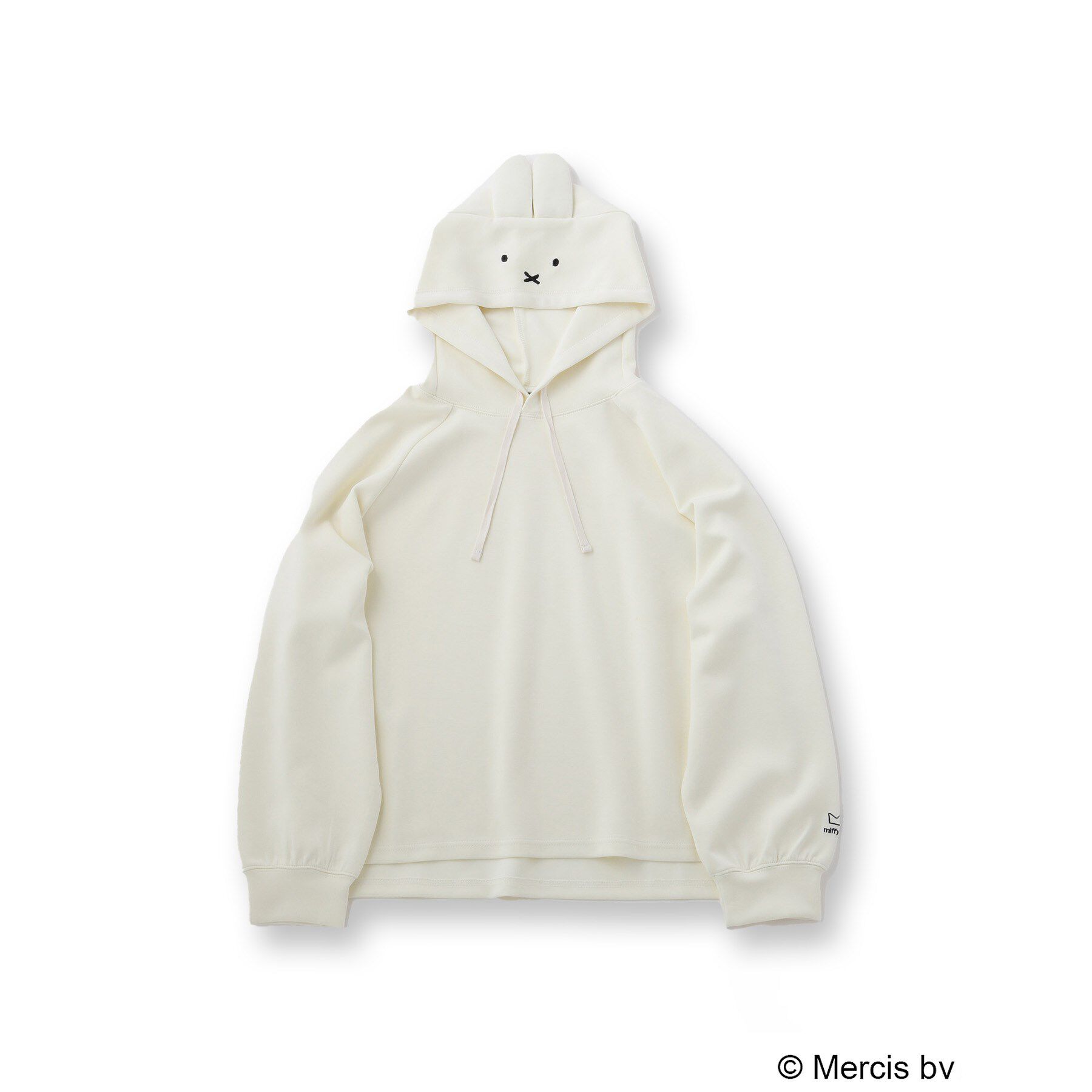 OPAQUE.CLIP「【コラボ】miffy ｘ OPAQUE.CLIP ポイント刺しゅう入りフーディー」|パーカー|オフホワイト(003