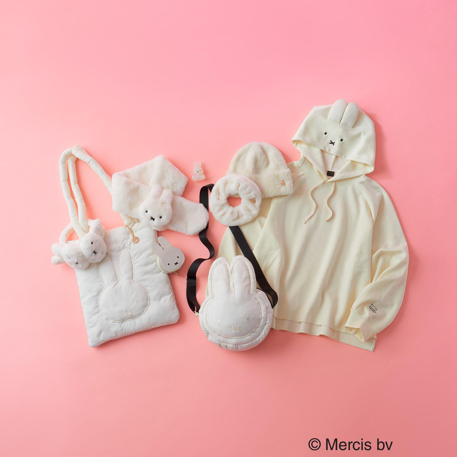 OPAQUE.CLIP「【コラボ】miffy ｘ OPAQUE.CLIP ポイント刺しゅう入りフーディー」|パーカー|