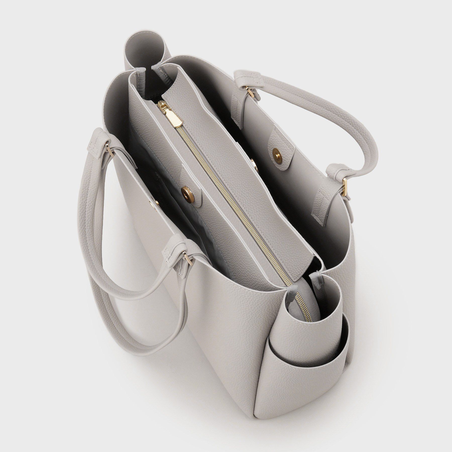 OPAQUE.CLIP「シュリンク合皮大容量トートバッグ【人間工学／軽量／A4サイズ対応／2WAY】」|トートバッグ|