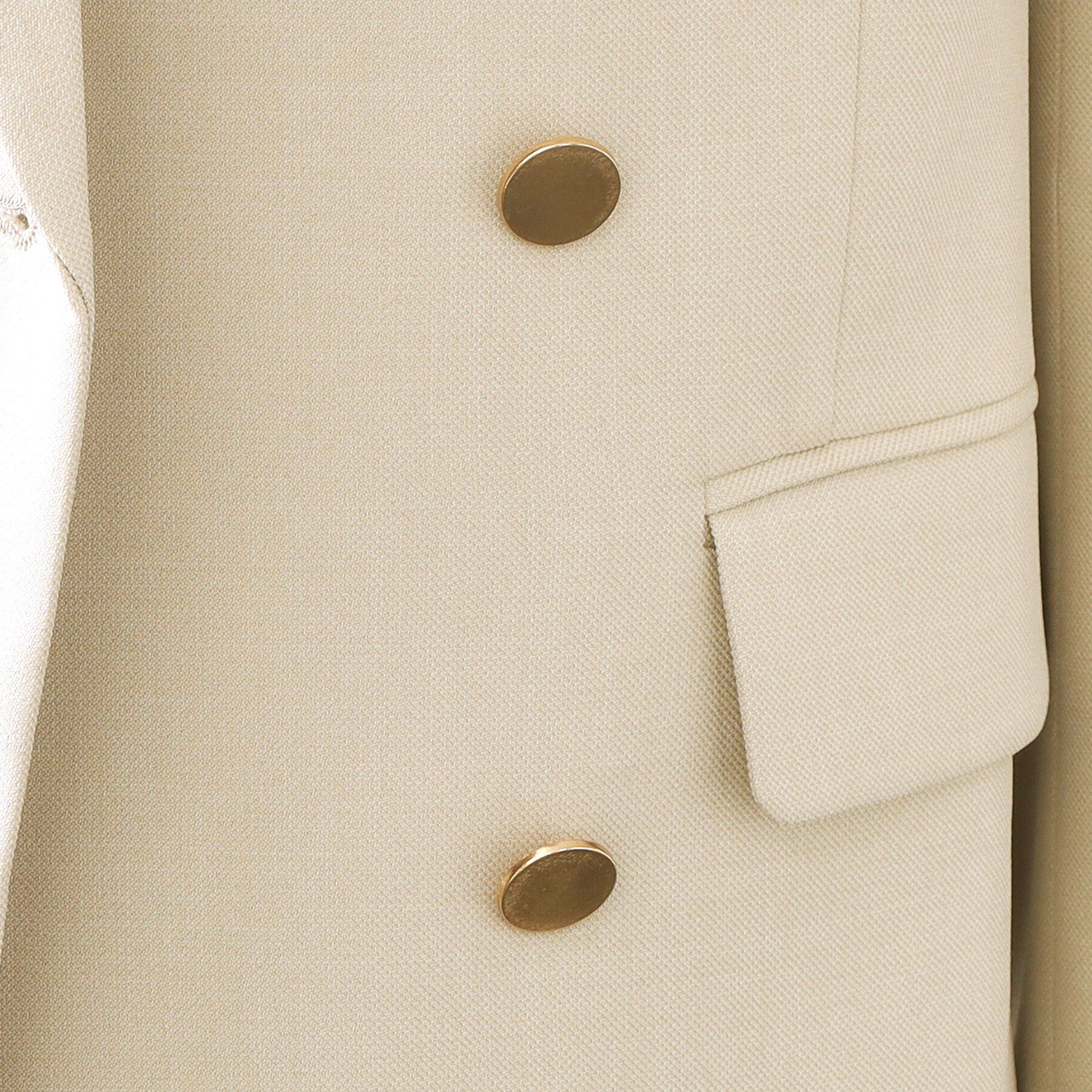 OPAQUE.CLIP「金ボタンダブルブレストテーラードジャケット/セットアップ対応【洗える】《S～LL》」|テーラードジャケット|