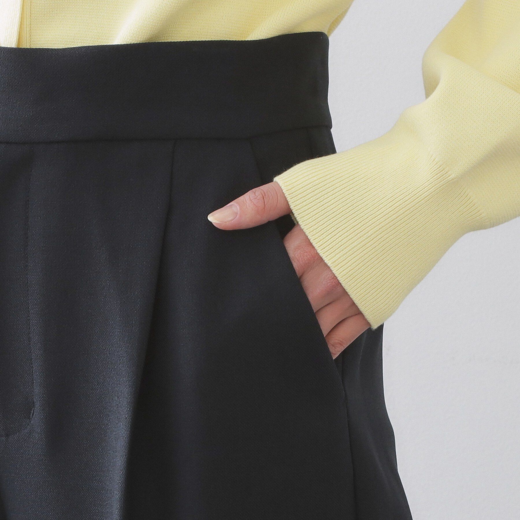 OPAQUE.CLIP「金ボタンデザインワイドパンツ/セットアップ対応【洗濯機OK】《S～LL》」|その他|