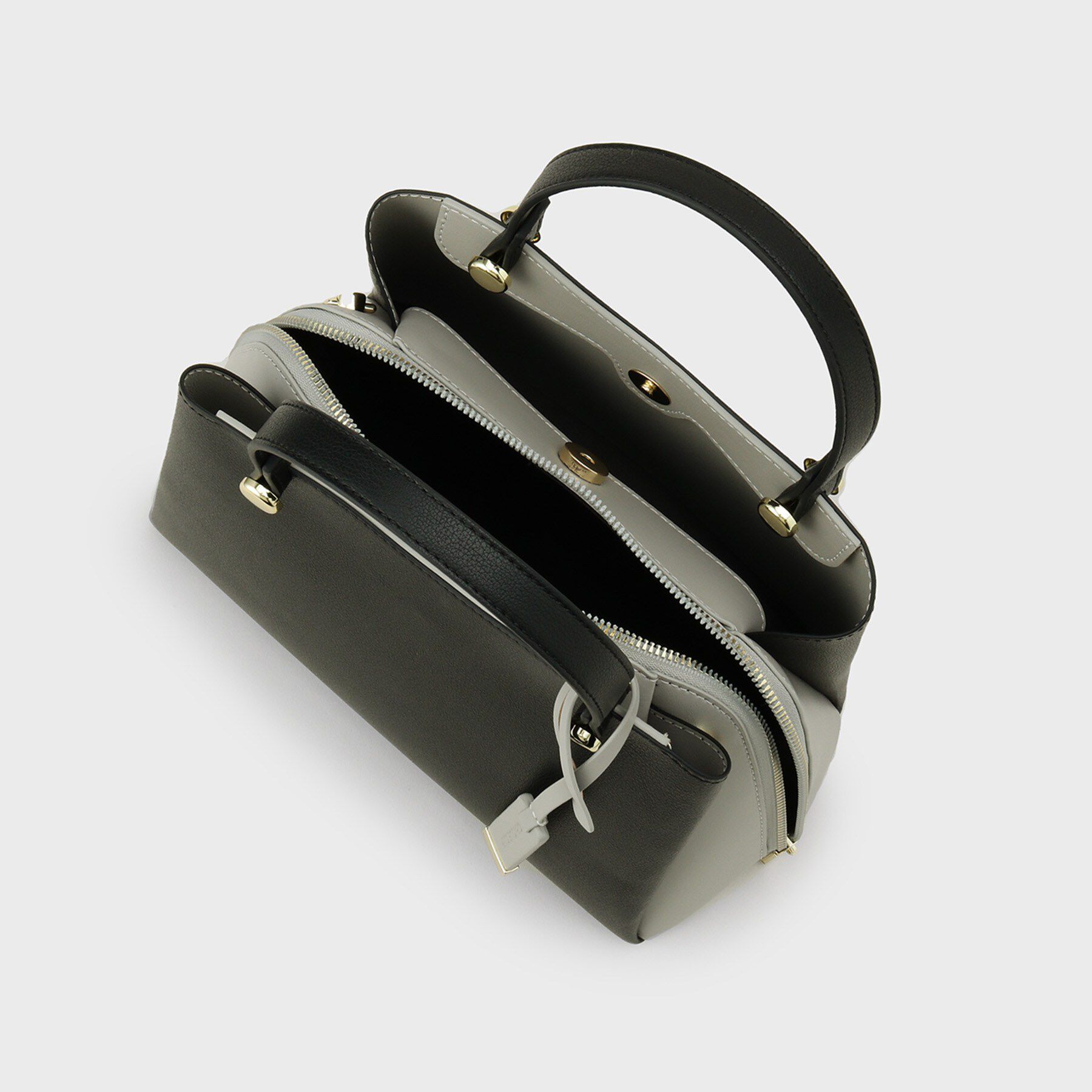 OPAQUE.CLIP「【2WAY】バイカラーミドルボストンバッグ」|ショルダー・メッセンジャー|