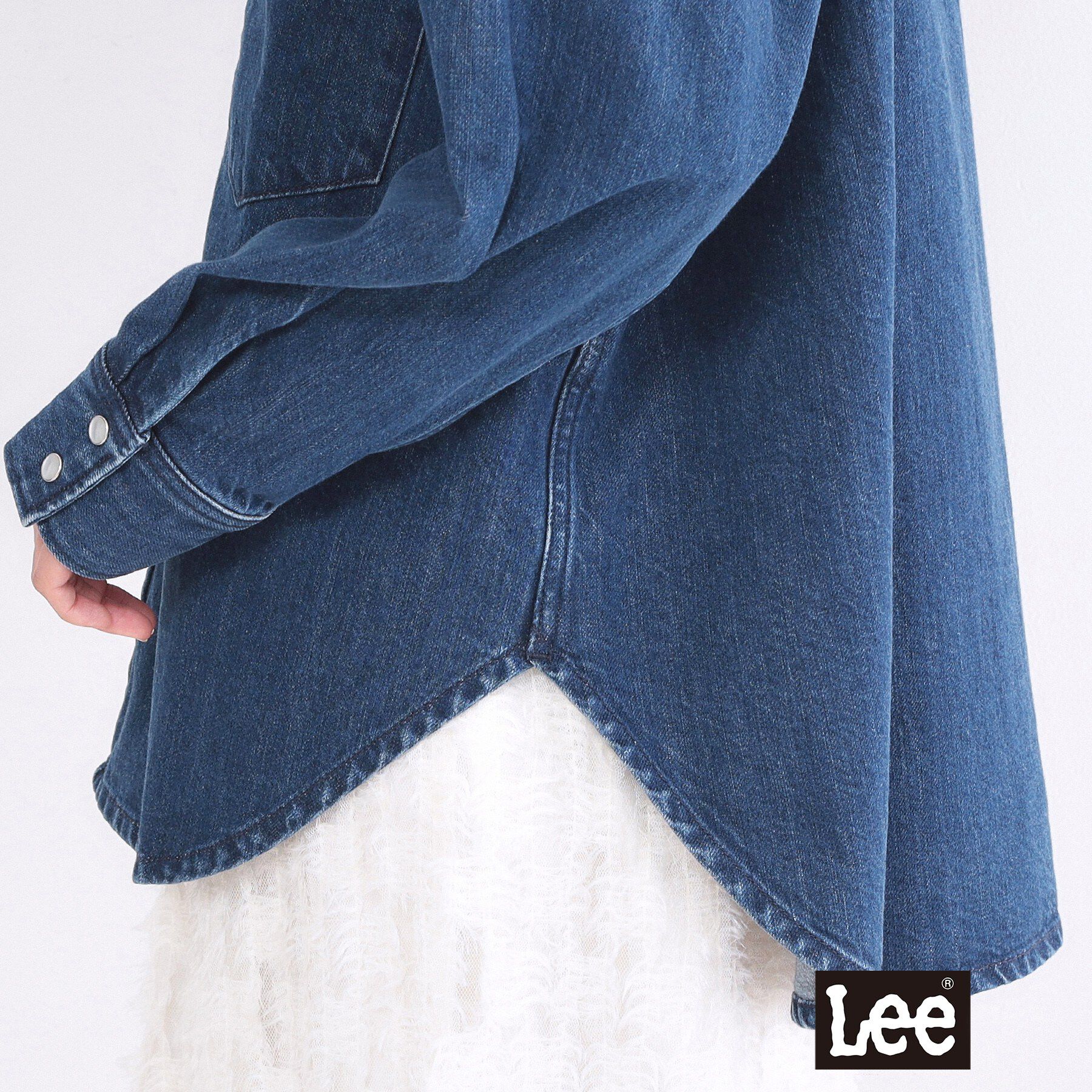 OPAQUE.CLIP「【Lee別注】ウエスタンシャツデニムジャケット【洗濯機OK】」|デニムジャケット|