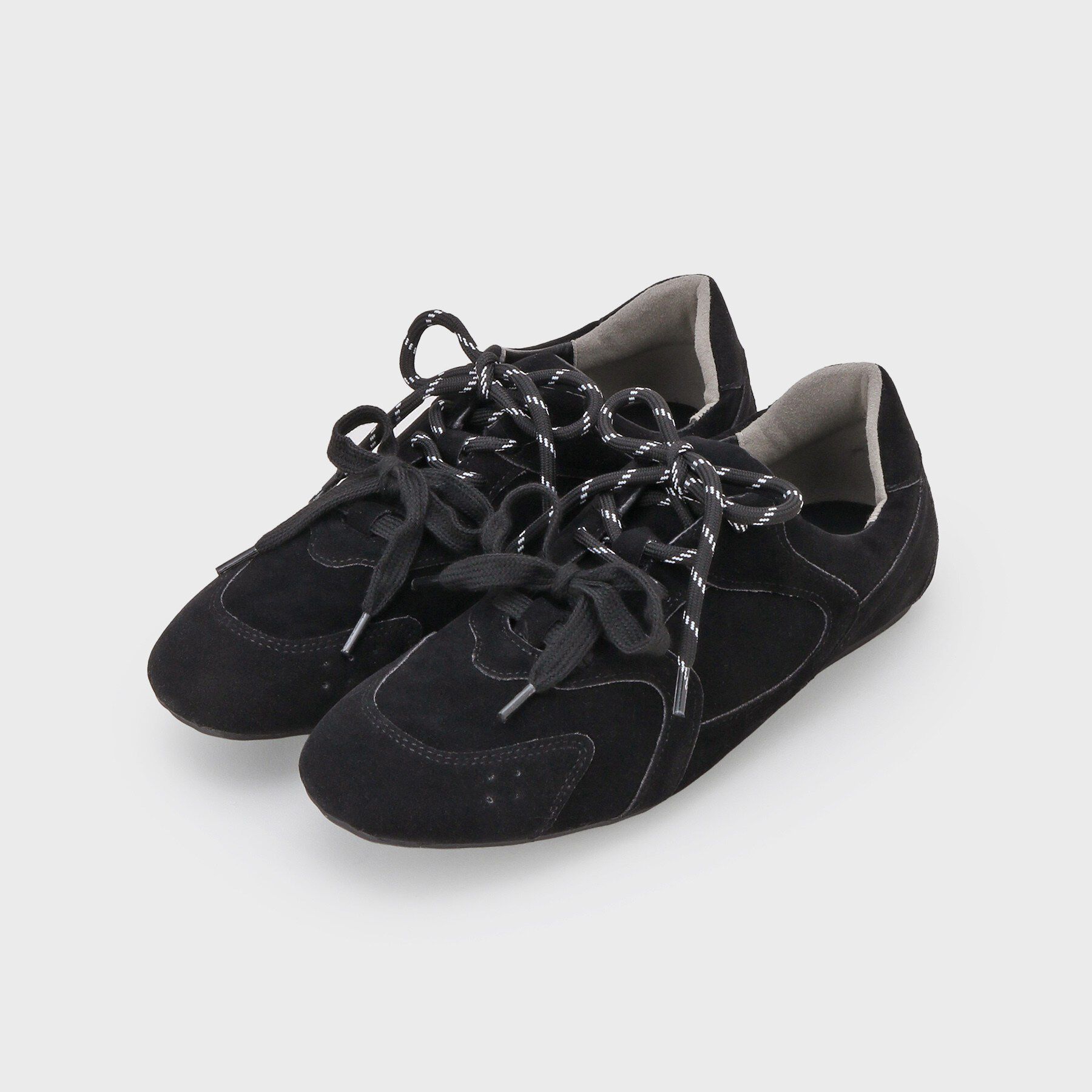 OPAQUE.CLIP「Wシューレーススニーカー」|スニーカー|ブラック(019)