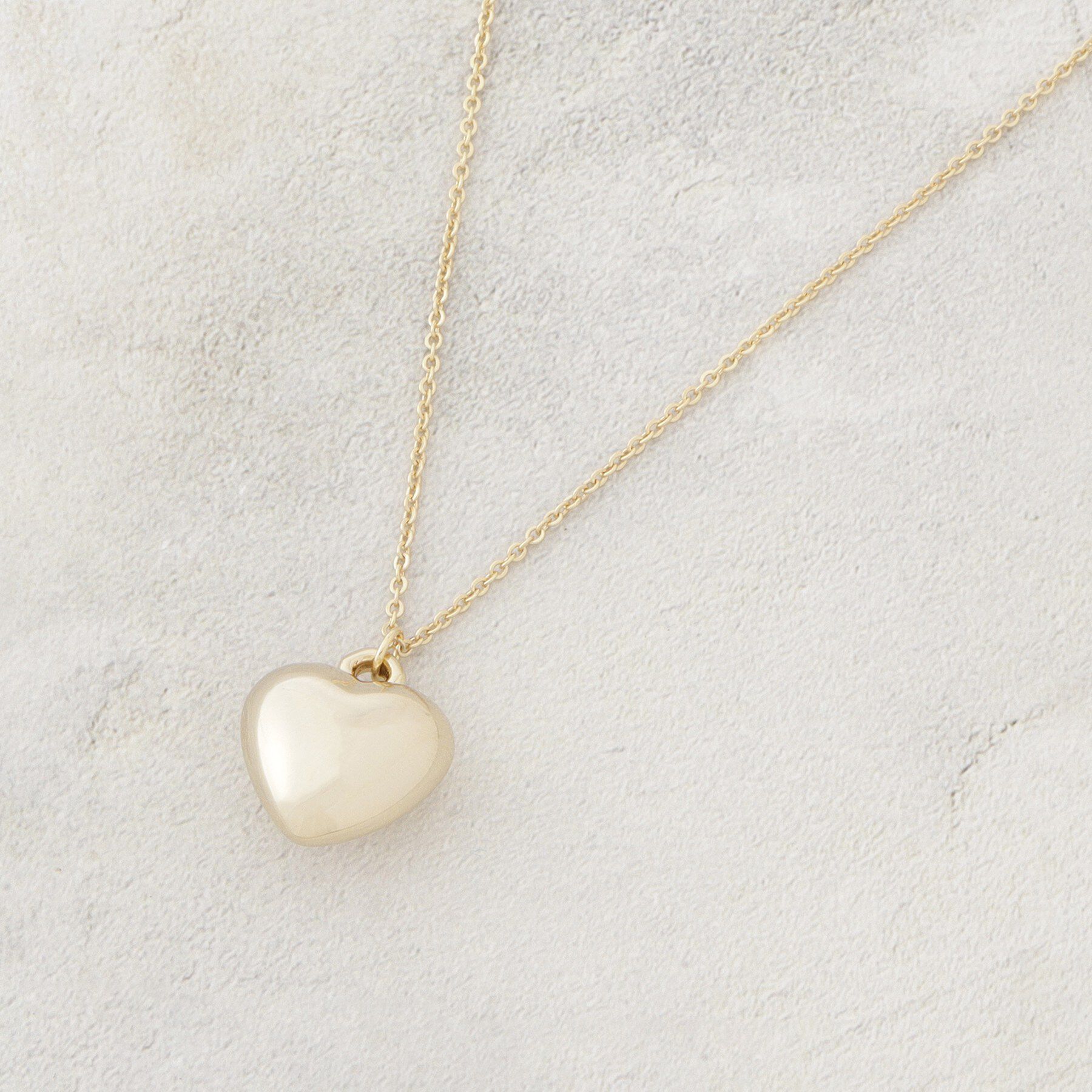 OPAQUE.CLIP「メタルハートモチーフ ペンダント」|ネックレス|ゴールド(007)