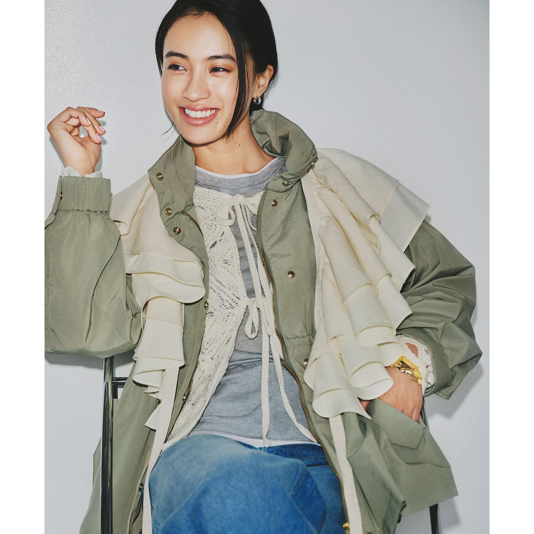 OPAQUE.CLIP「撥水スタンドZIPブルゾン【洗濯機OK/UVケア/花粉対応】」|ブルゾン・スタジャン|