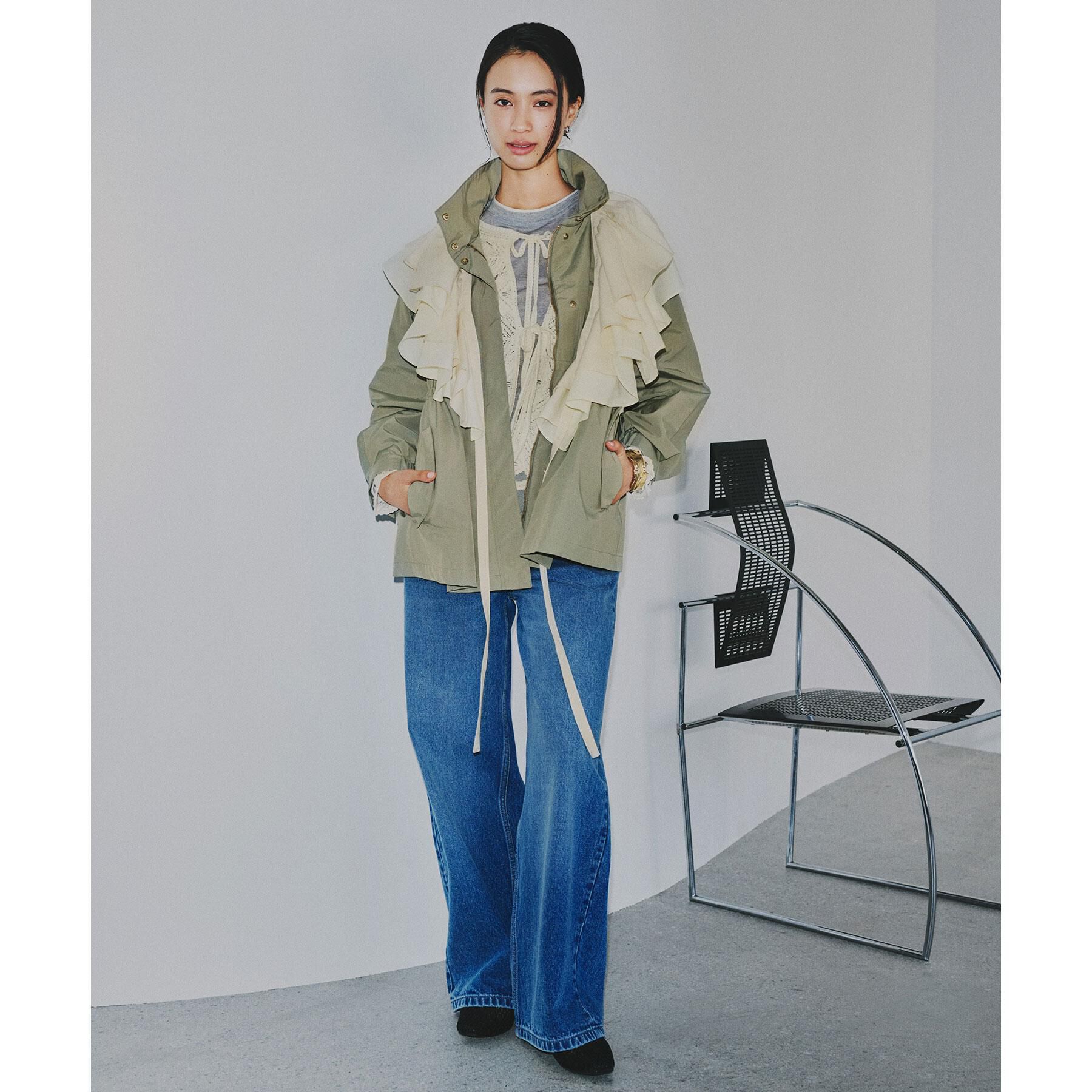 OPAQUE.CLIP「撥水スタンドZIPブルゾン【洗濯機OK/UVケア/花粉対応】」|ブルゾン・スタジャン|