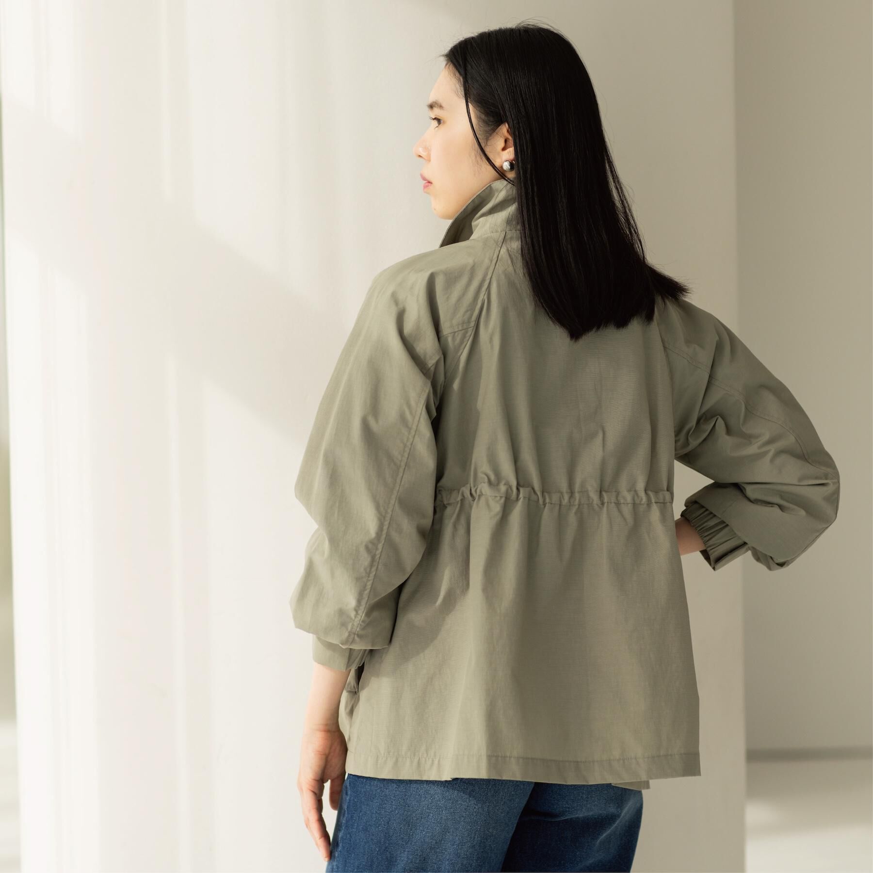 OPAQUE.CLIP「撥水スタンドZIPブルゾン【洗濯機OK/UVケア/花粉対応】」|ブルゾン・スタジャン|