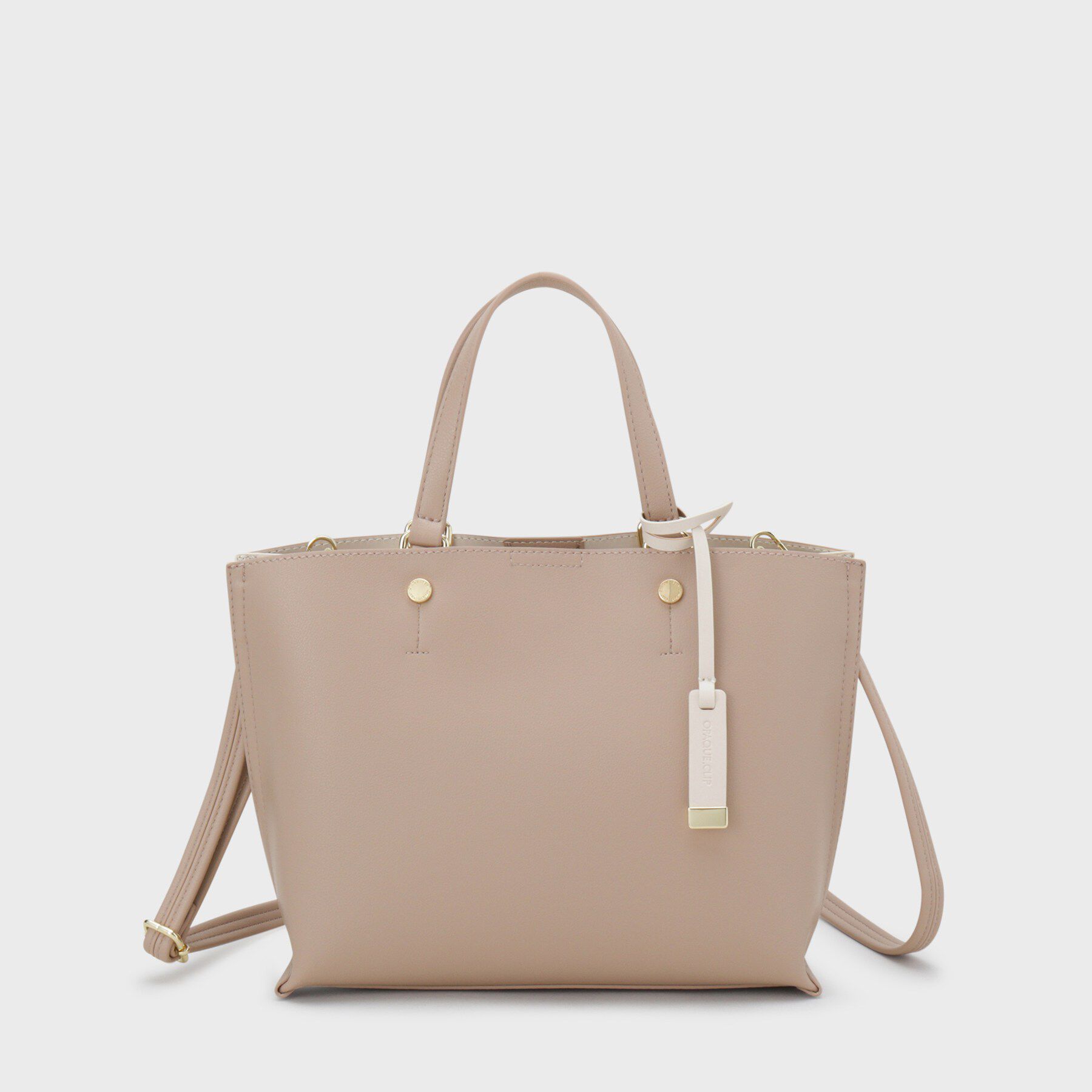 OPAQUE.CLIP「名品バイカラーミドルトート」|トートバッグ|