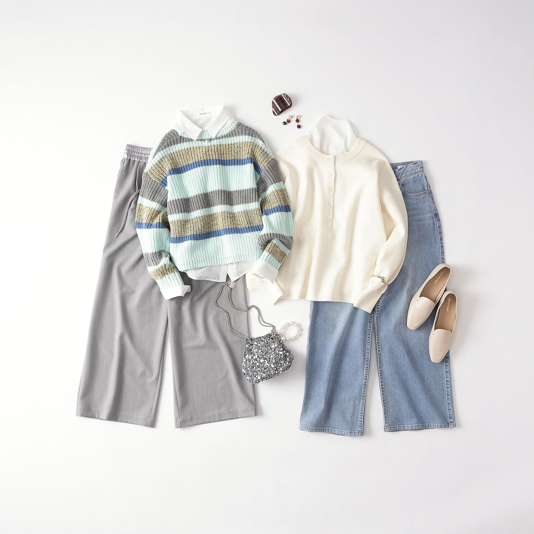 OPAQUE.CLIP「スクエアトゥカシメローファー」|パンプス|