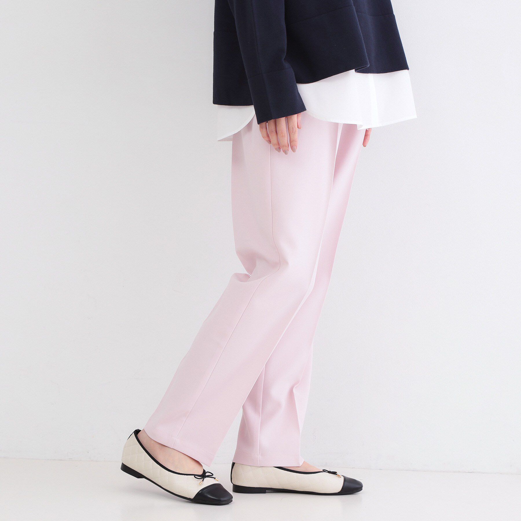 OPAQUE.CLIP「美脚ストレッチイージーテーパードパンツ【洗濯機OK】」|その他|