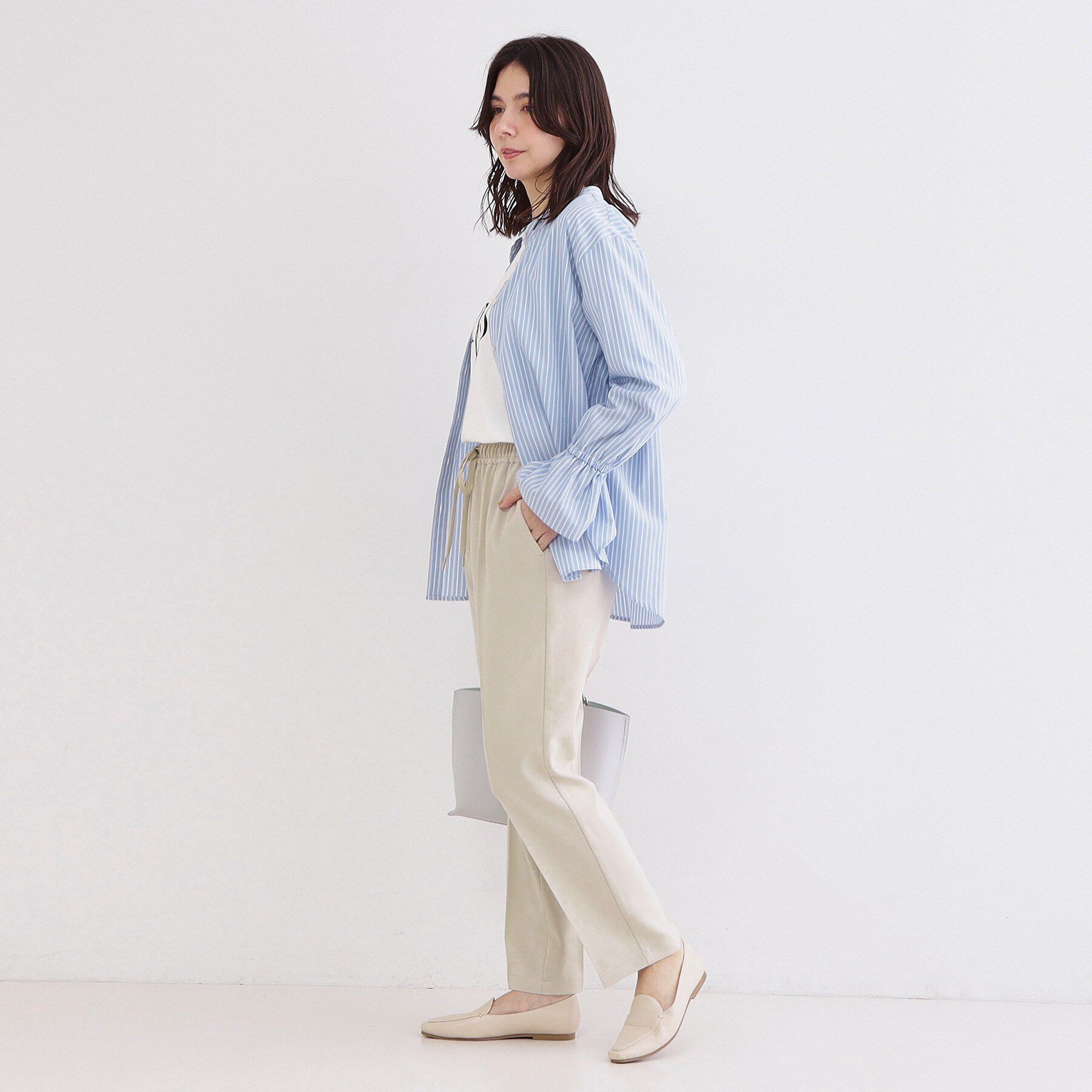 OPAQUE.CLIP「美脚ストレッチイージーテーパードパンツ【洗濯機OK】」|その他|