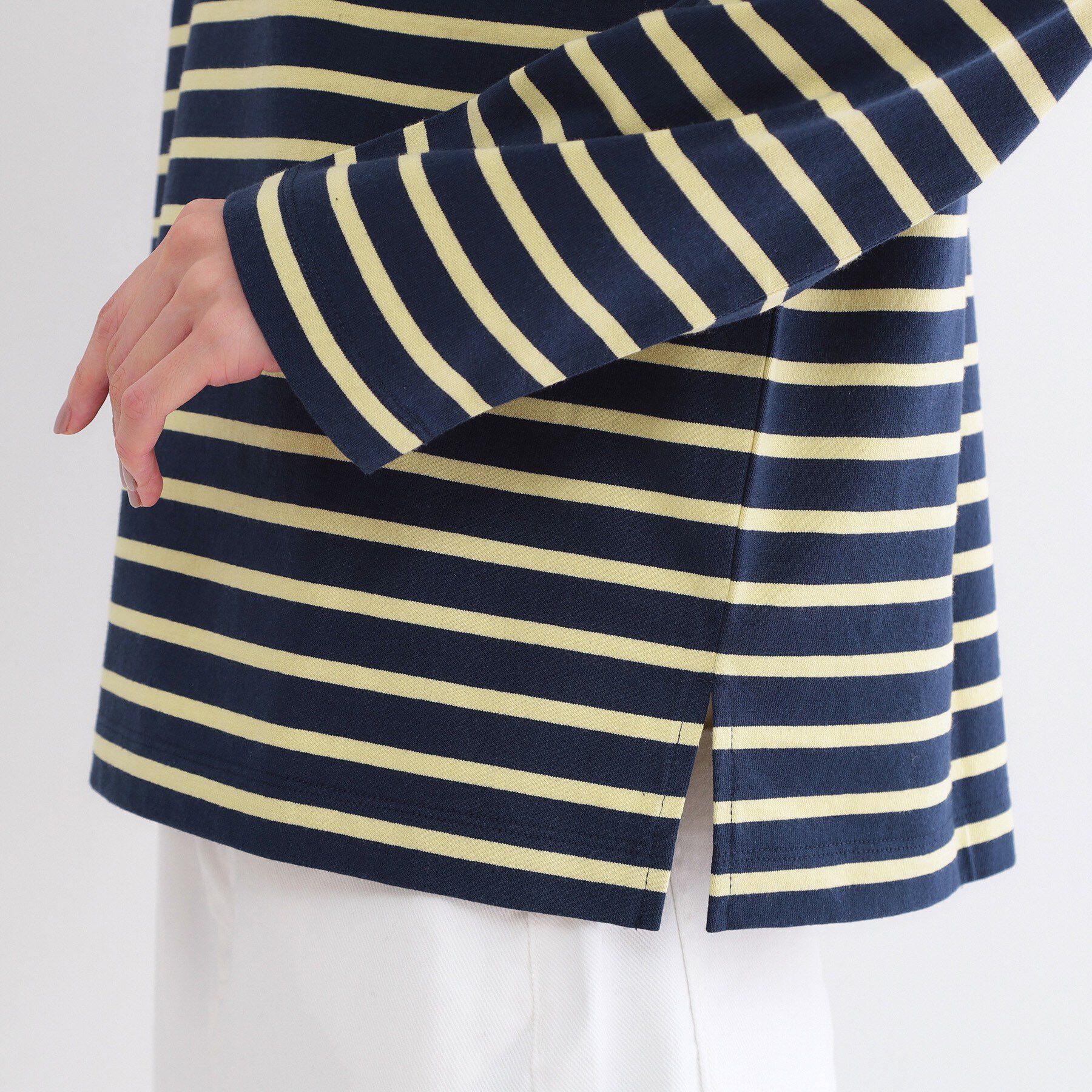 OPAQUE.CLIP「ボーダートップス【洗濯機OK】」|Tシャツ・カットソー|