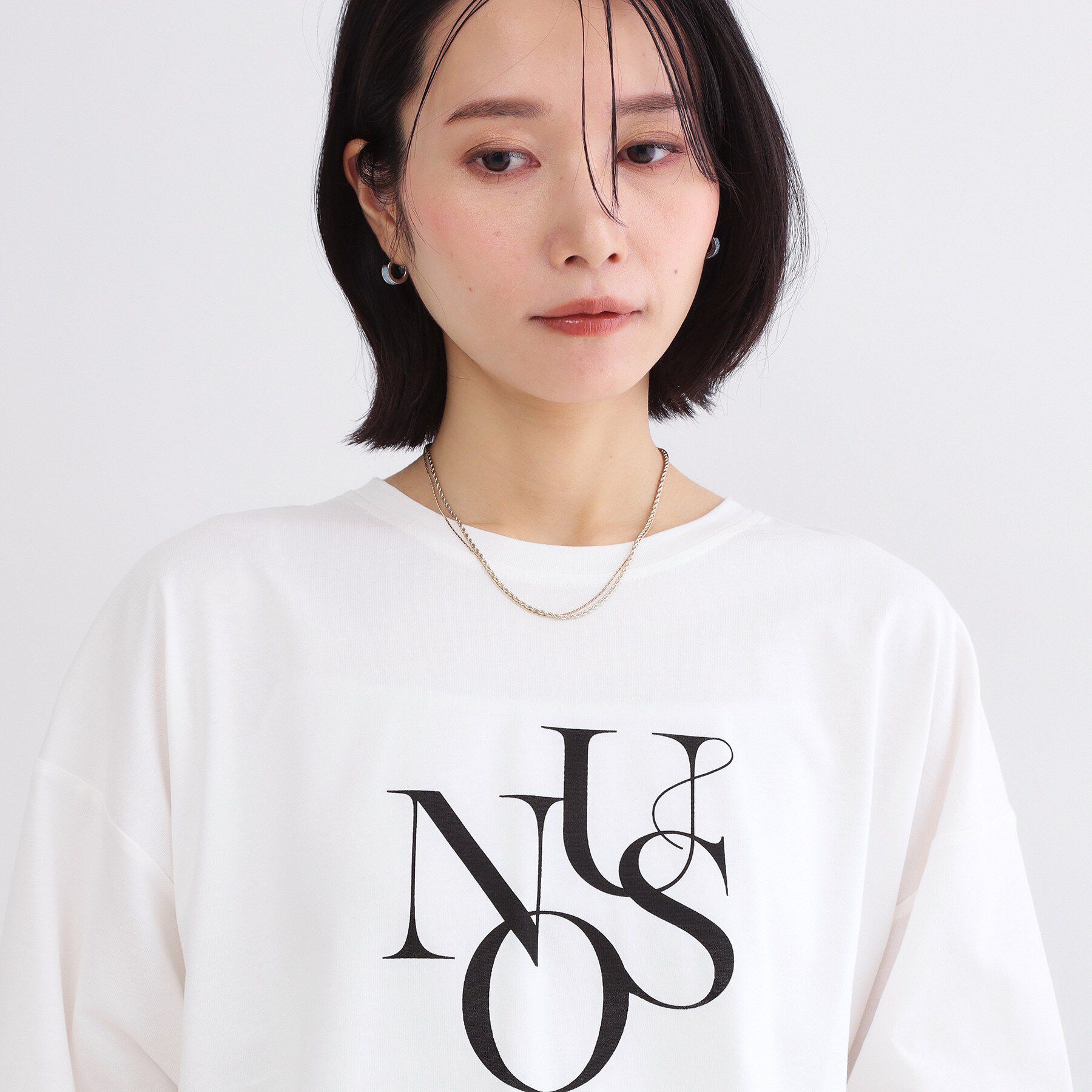 OPAQUE.CLIP「細チェーン2連ネックレス」|ネックレス|