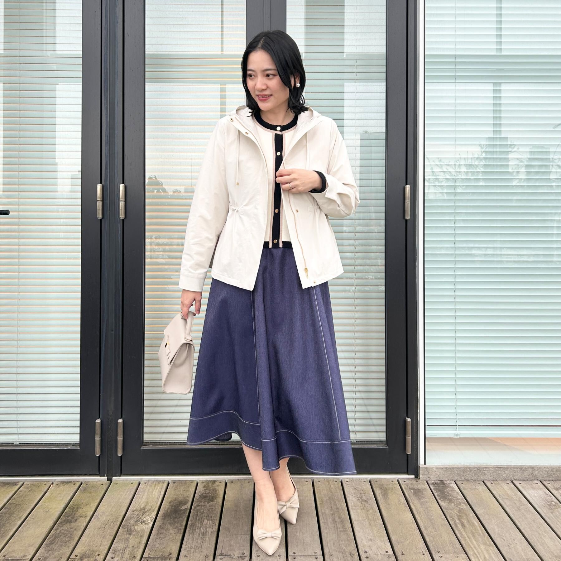 Couture broach「【撥水・洗える】愛されマンパ」|ブルゾン・スタジャン|