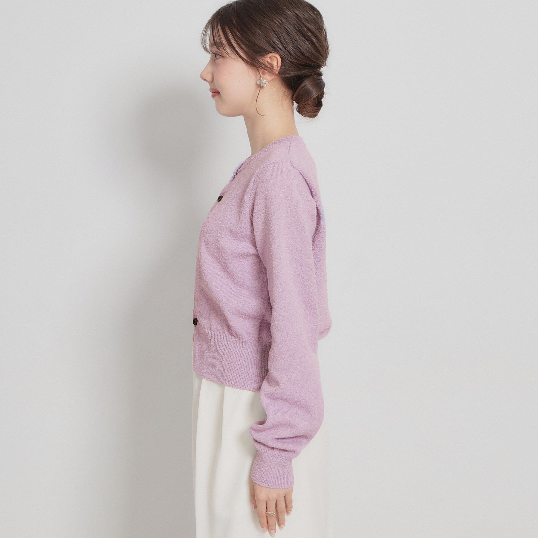 Couture broach「クロスボタンカーディガン」|カーディガン|