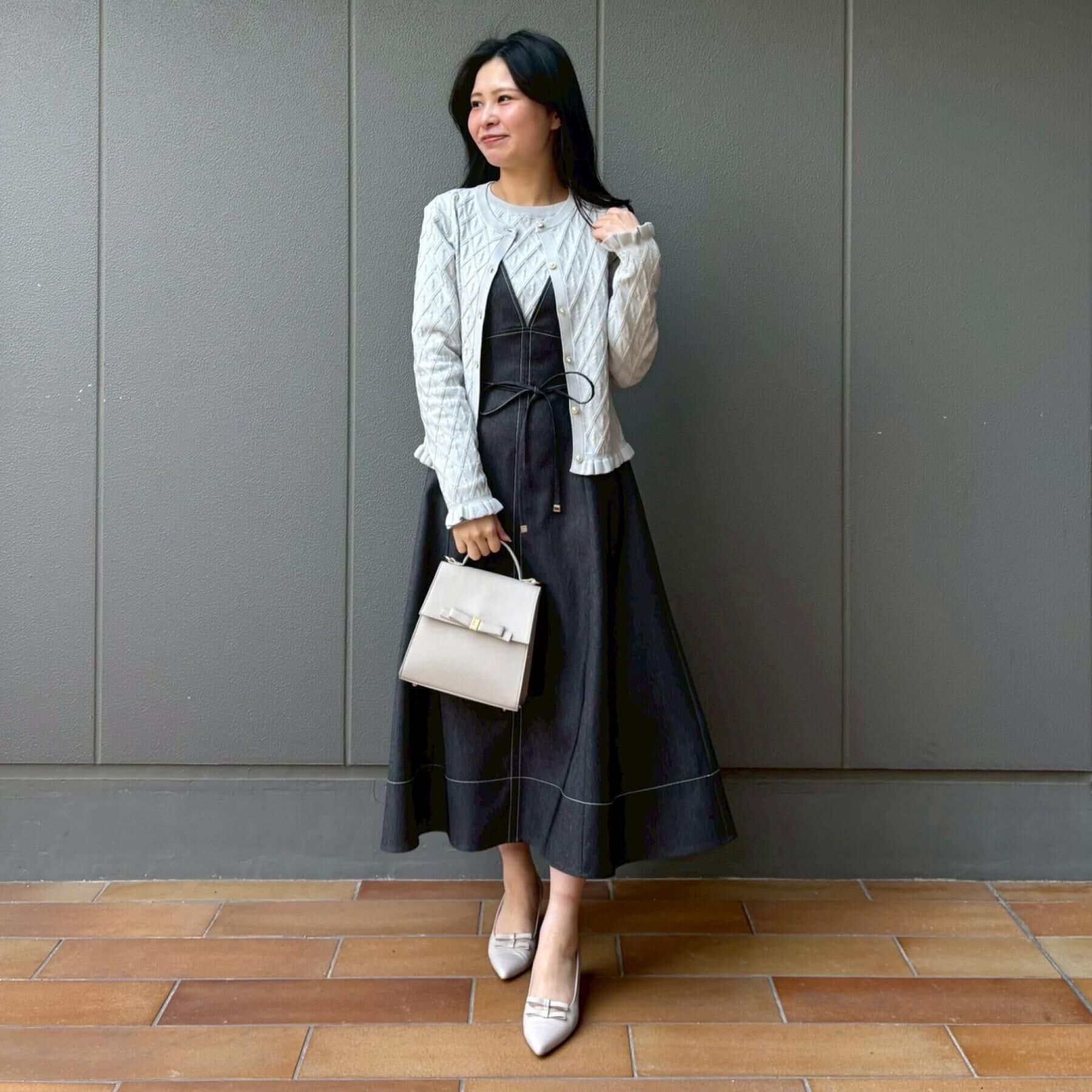 Couture broach「【アンサンブル可】ダイヤ柄カーディガン」|カーディガン|