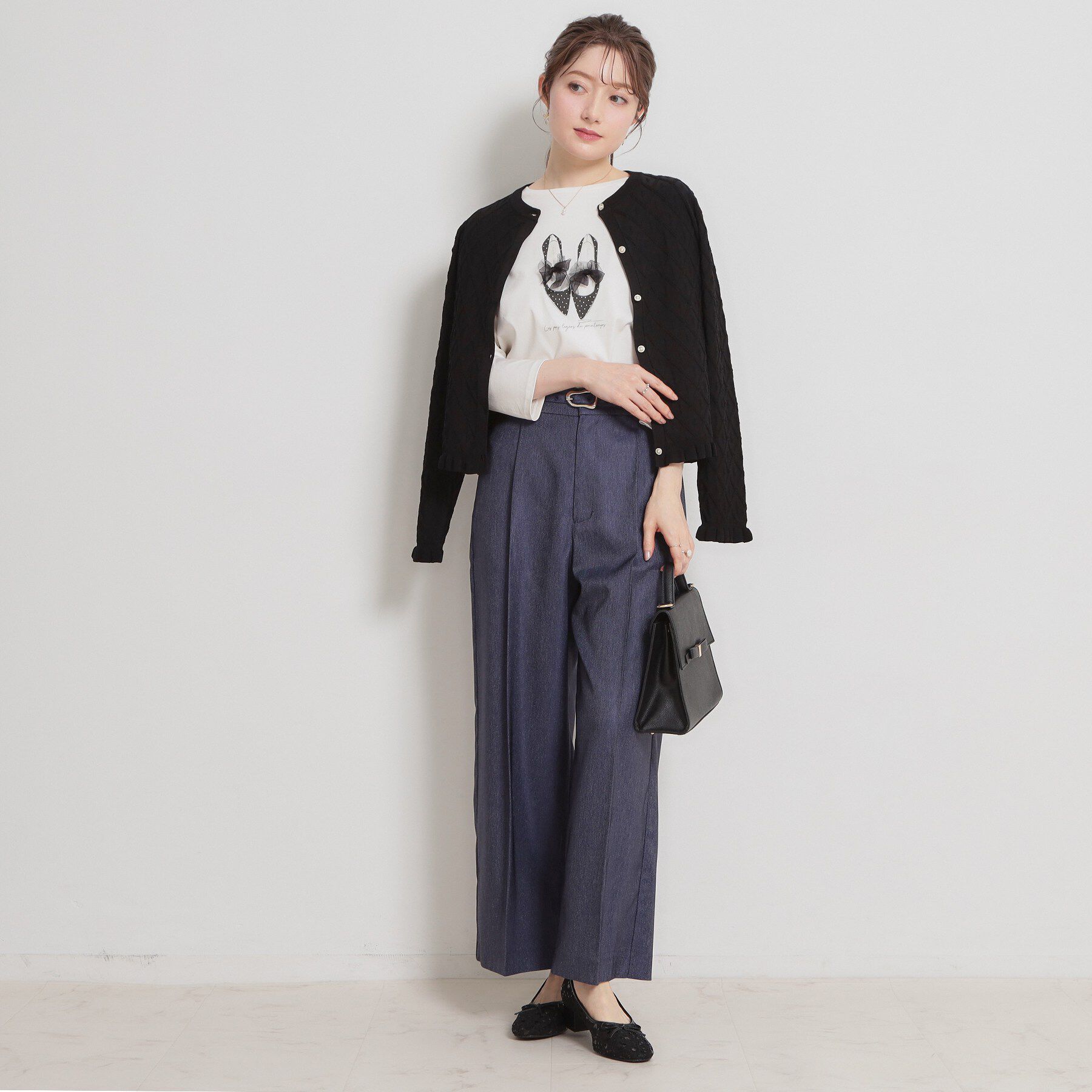 Couture broach「【アンサンブル可】ダイヤ柄カーディガン」|カーディガン|