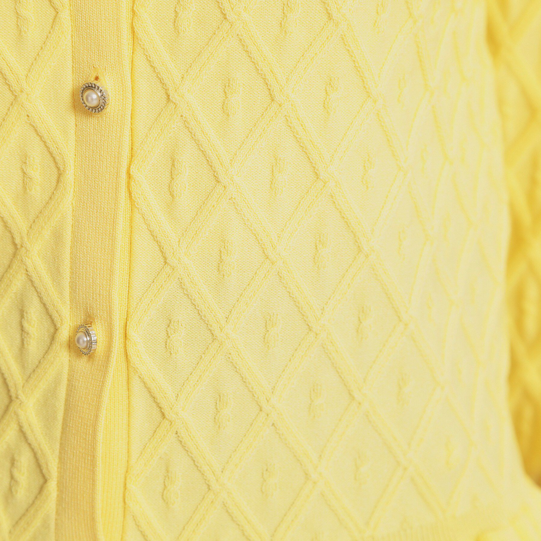 Couture broach「【アンサンブル可】ダイヤ柄カーディガン」|カーディガン|