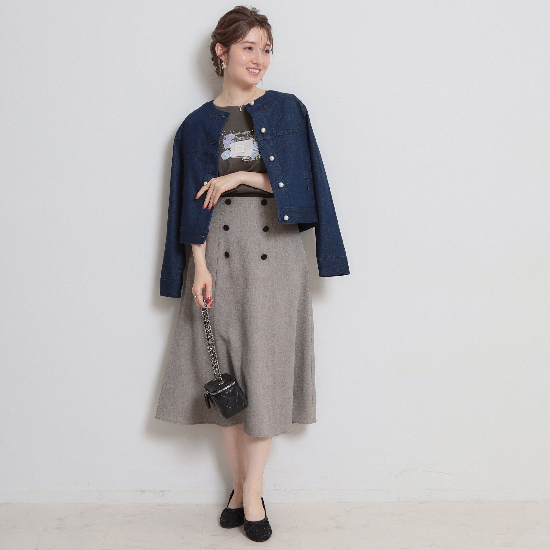 Couture broach「【接触冷感・UVカット】パフュームプリントTシャツ」|Tシャツ・カットソー|