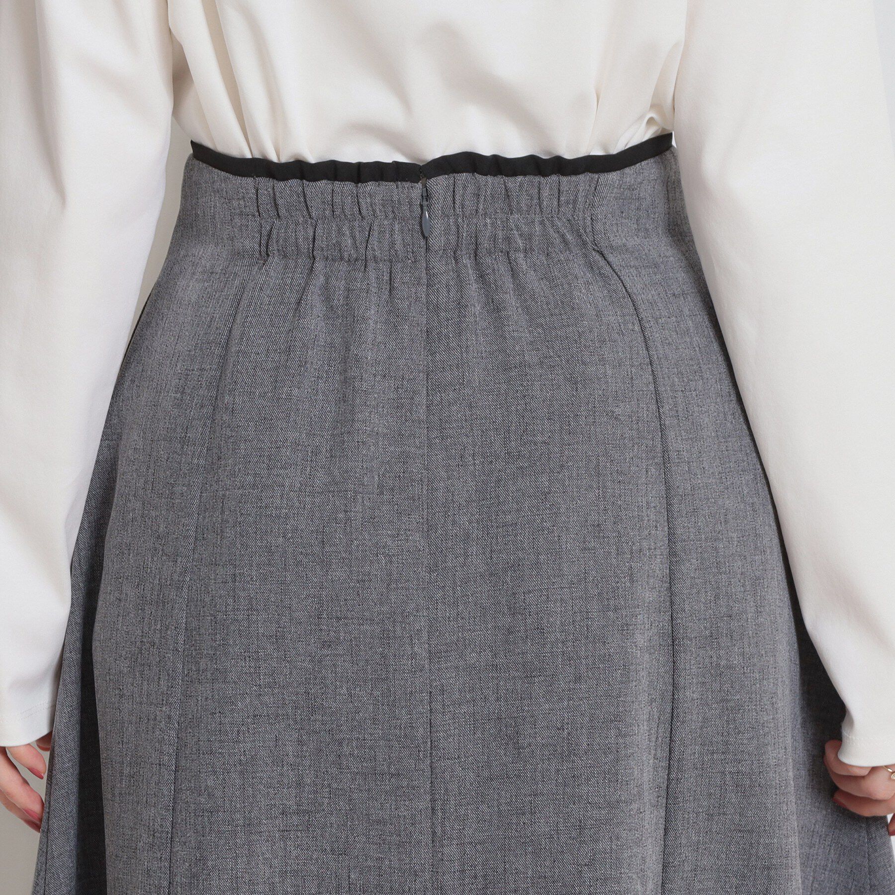 Couture broach「【洗える・通勤】リネンライク サマーツイード スカート」|スカート|