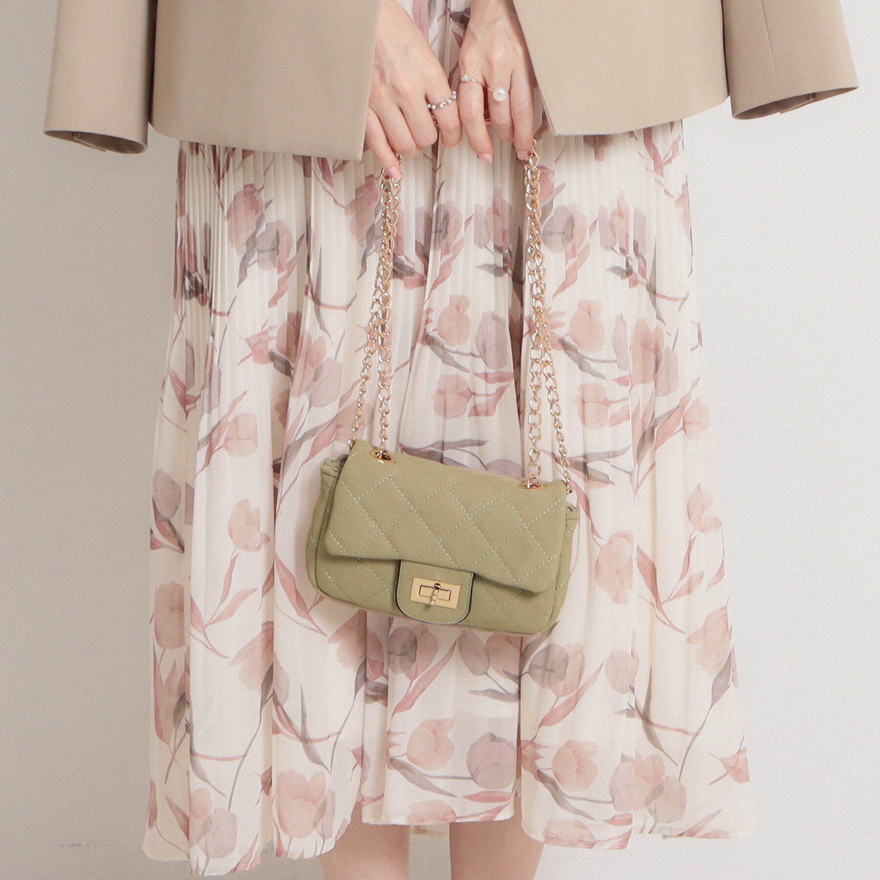 Couture broach「スエード調ミニショルダーバッグ」|ショルダー・メッセンジャー|