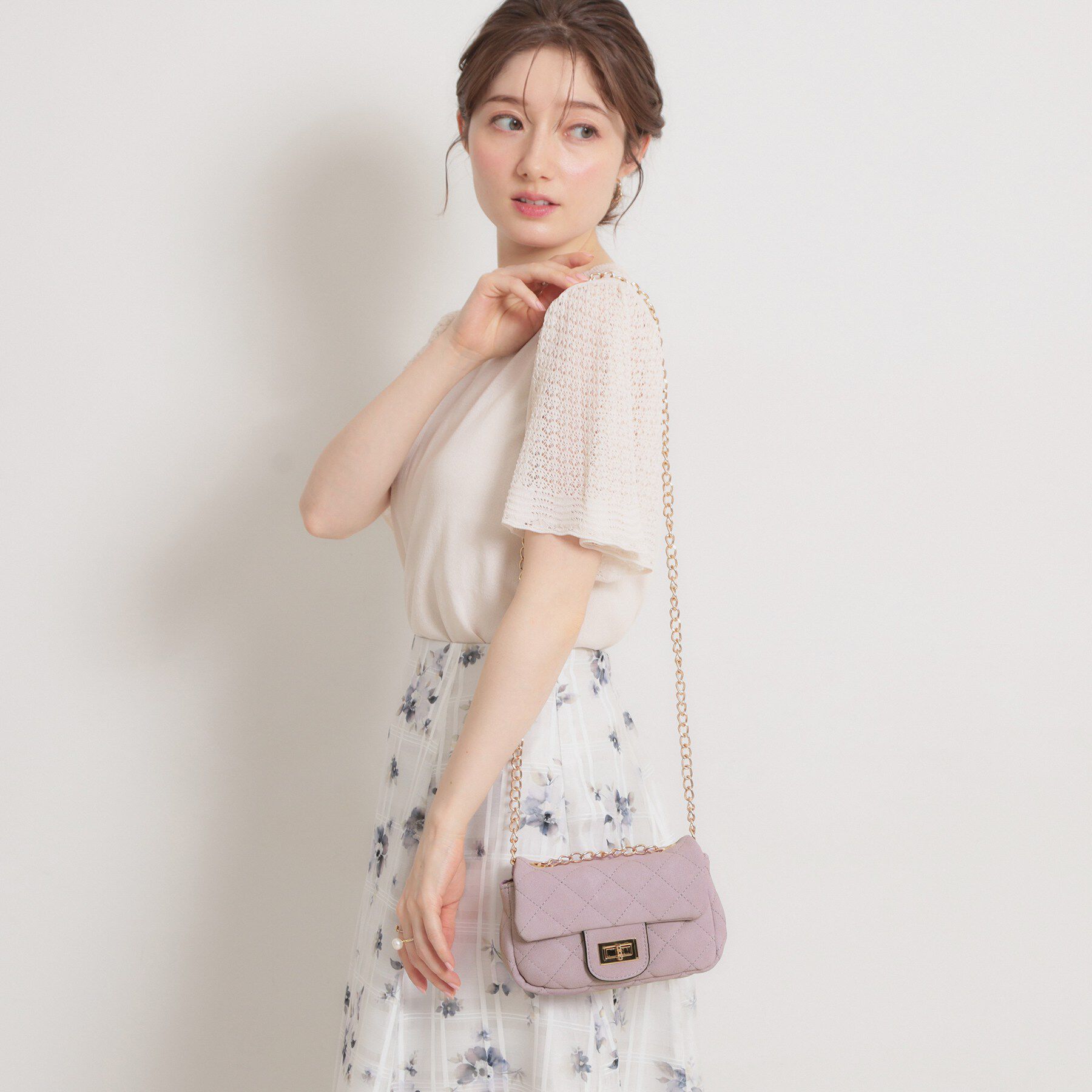 Couture broach「スエード調ミニショルダーバッグ」|ショルダー・メッセンジャー|