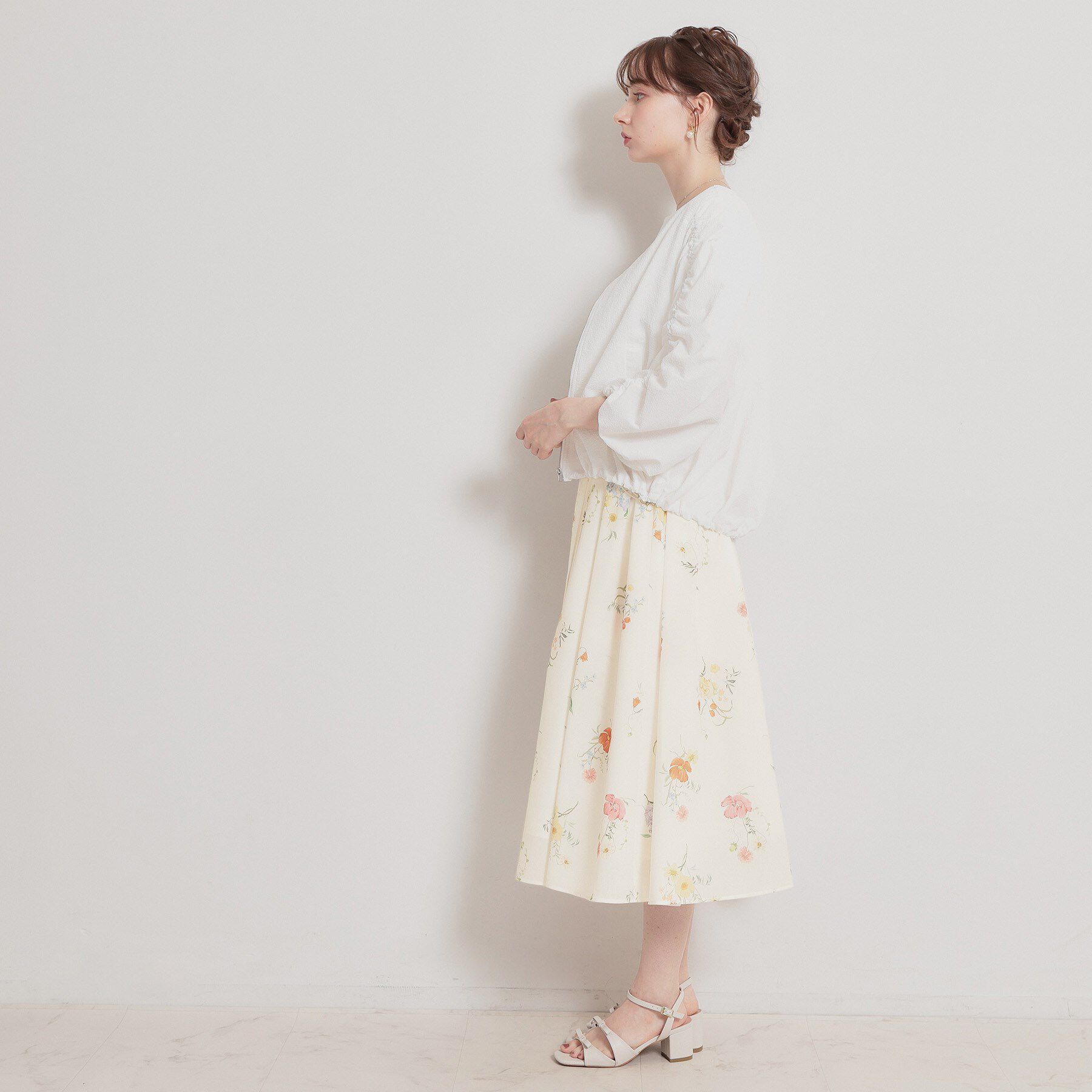 Couture broach「カラミタンブラーノーカラーブルゾン」|ブルゾン・スタジャン|