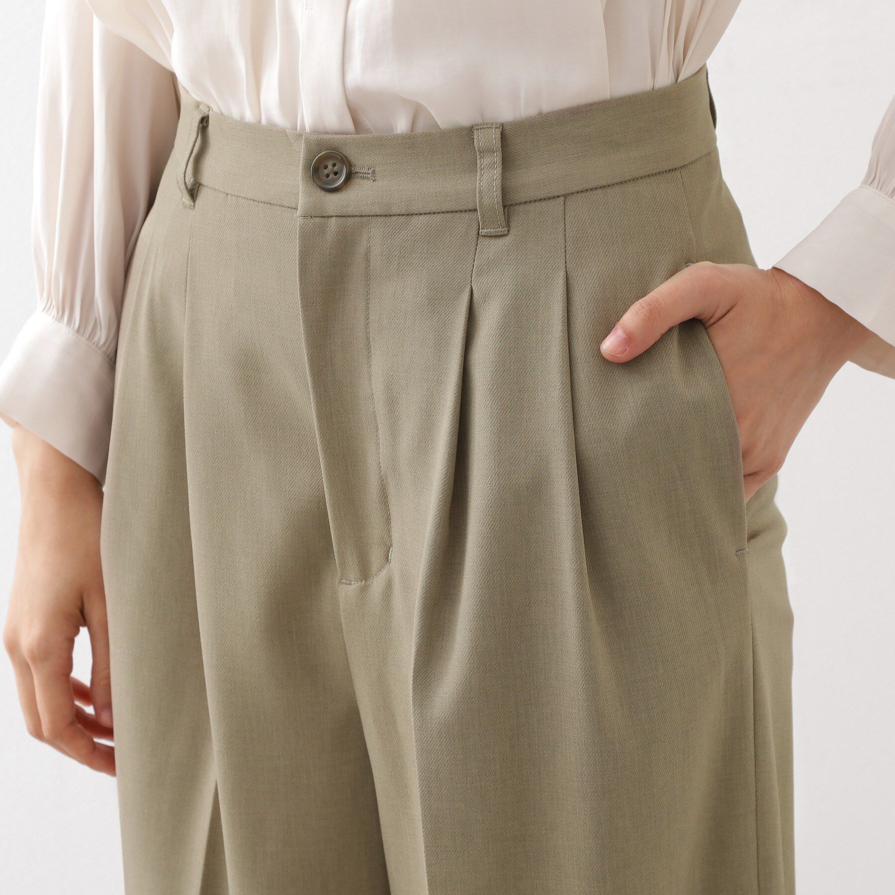 THE SHOP TK「【きれいめもカジュアルもお任せ】2タックワイドパンツ【セットアップ可】」|その他|