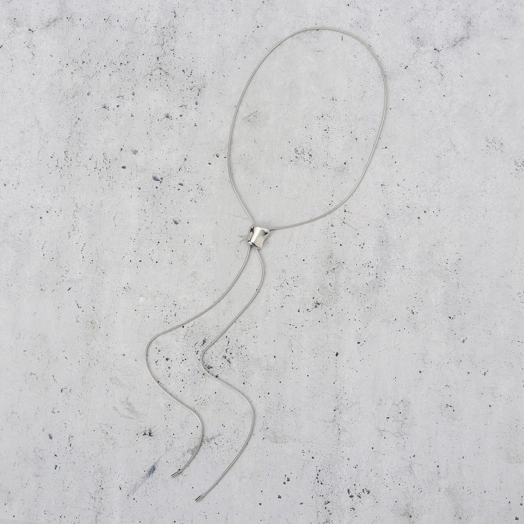 THE SHOP TK「ループタイメタルネックレス」|ネックレス|