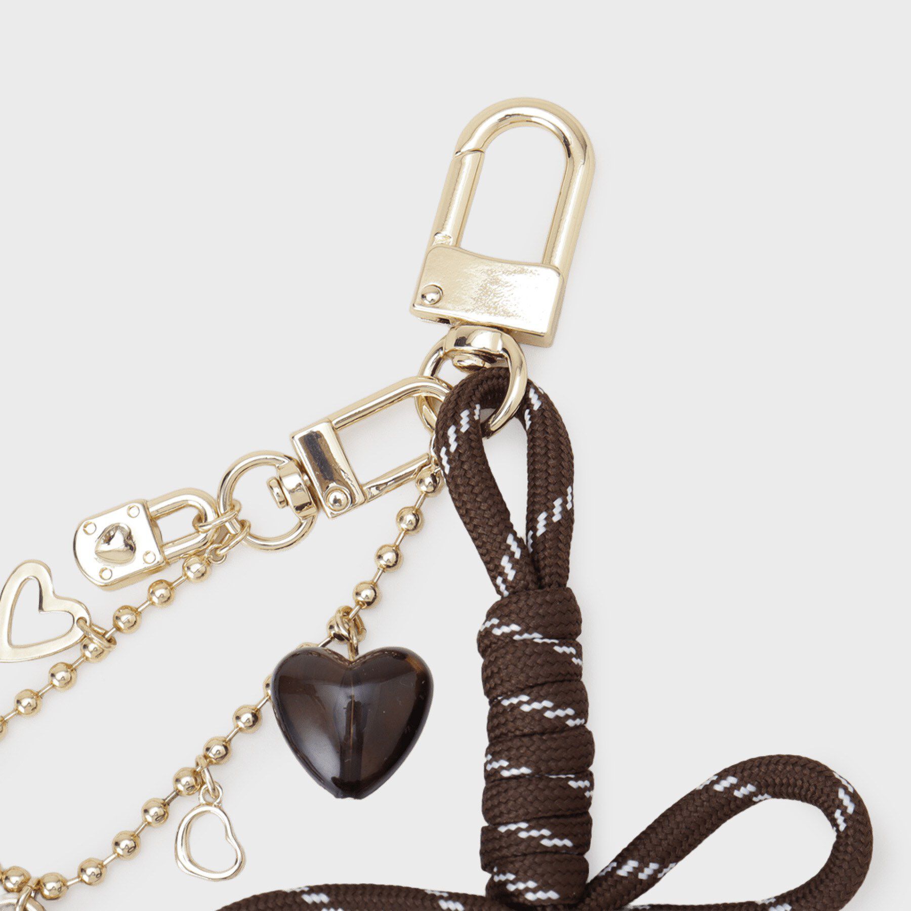 THE SHOP TK「ハートモチーフチャーム」|キーケース|