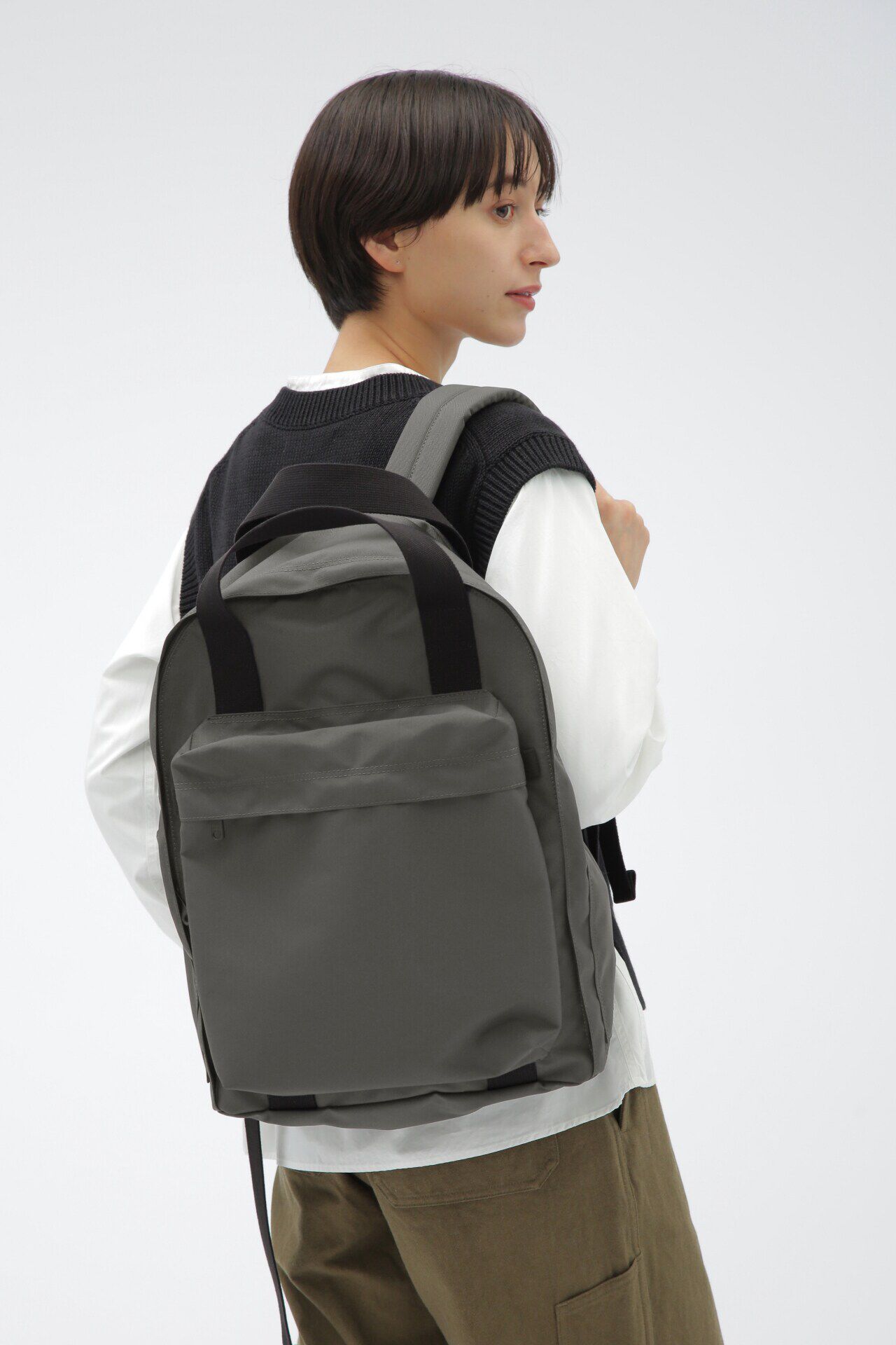 MHL.「POLYESTER CANVAS」|その他|DARK CHARCOAL4